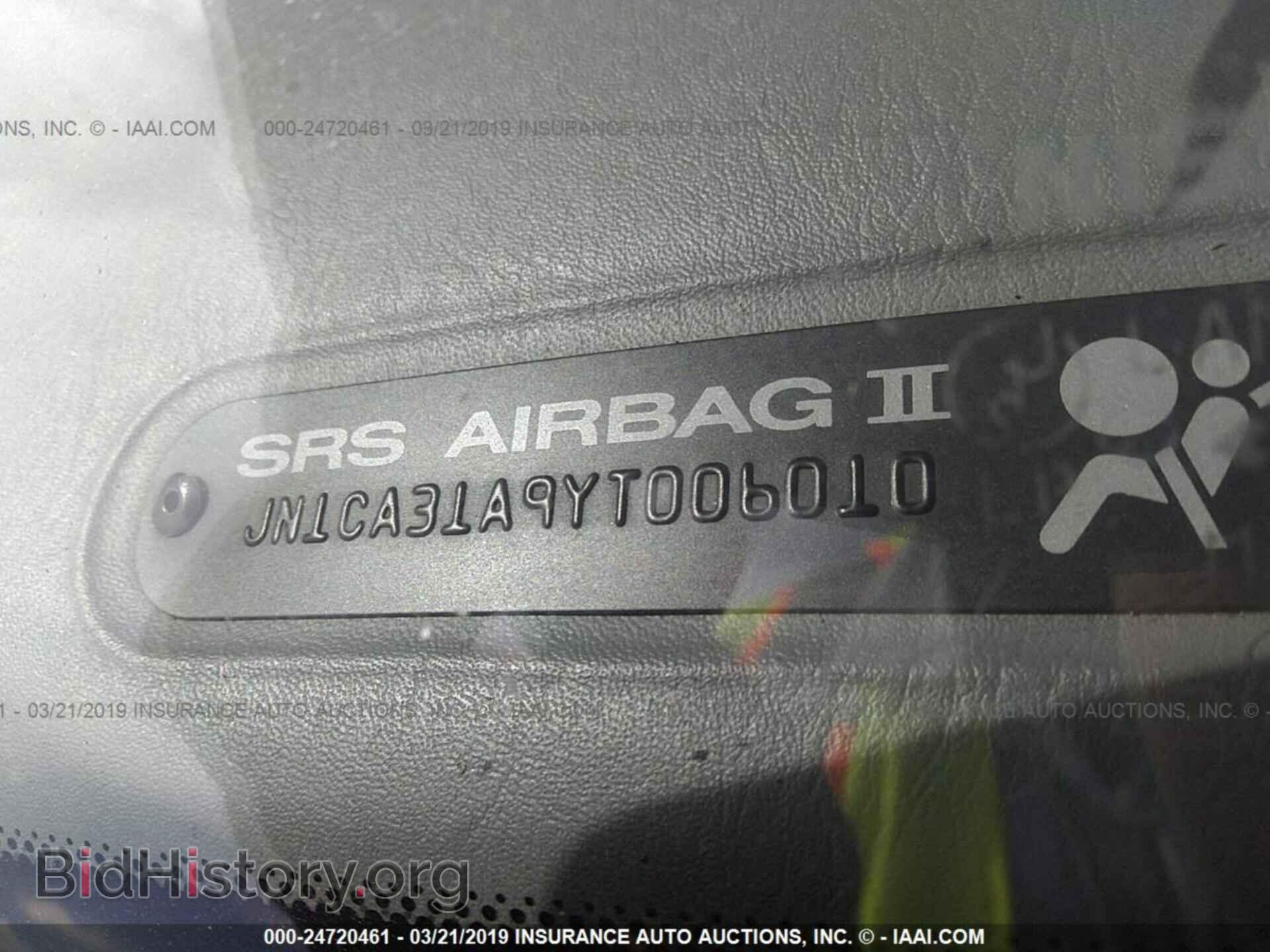 2000 NISSAN MAXIMA - VIN: JN1CA31A9YT006010 - Фото 9