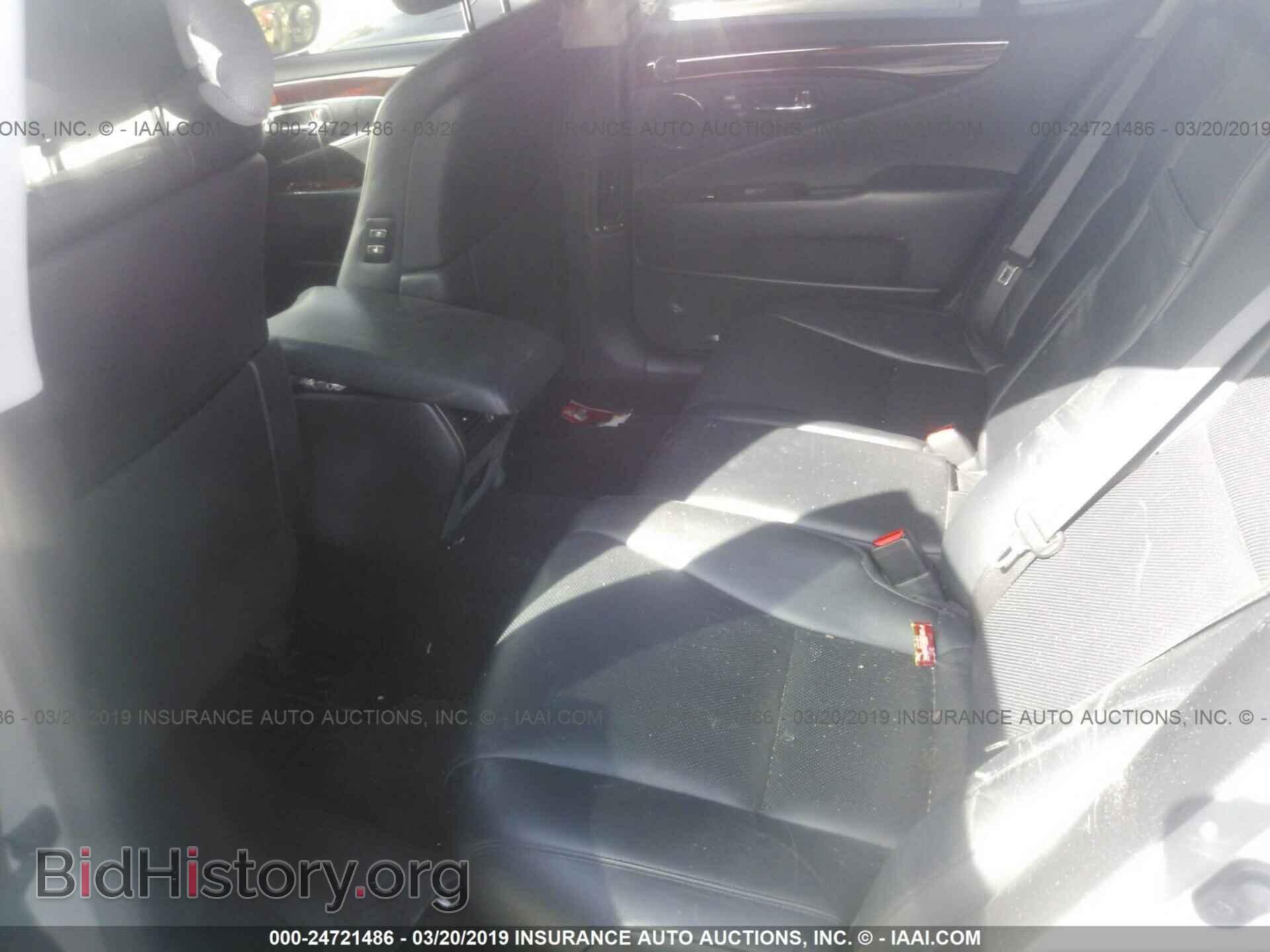 2008 LEXUS LS - VIN: JTHBL46F985060052 - Фото 8