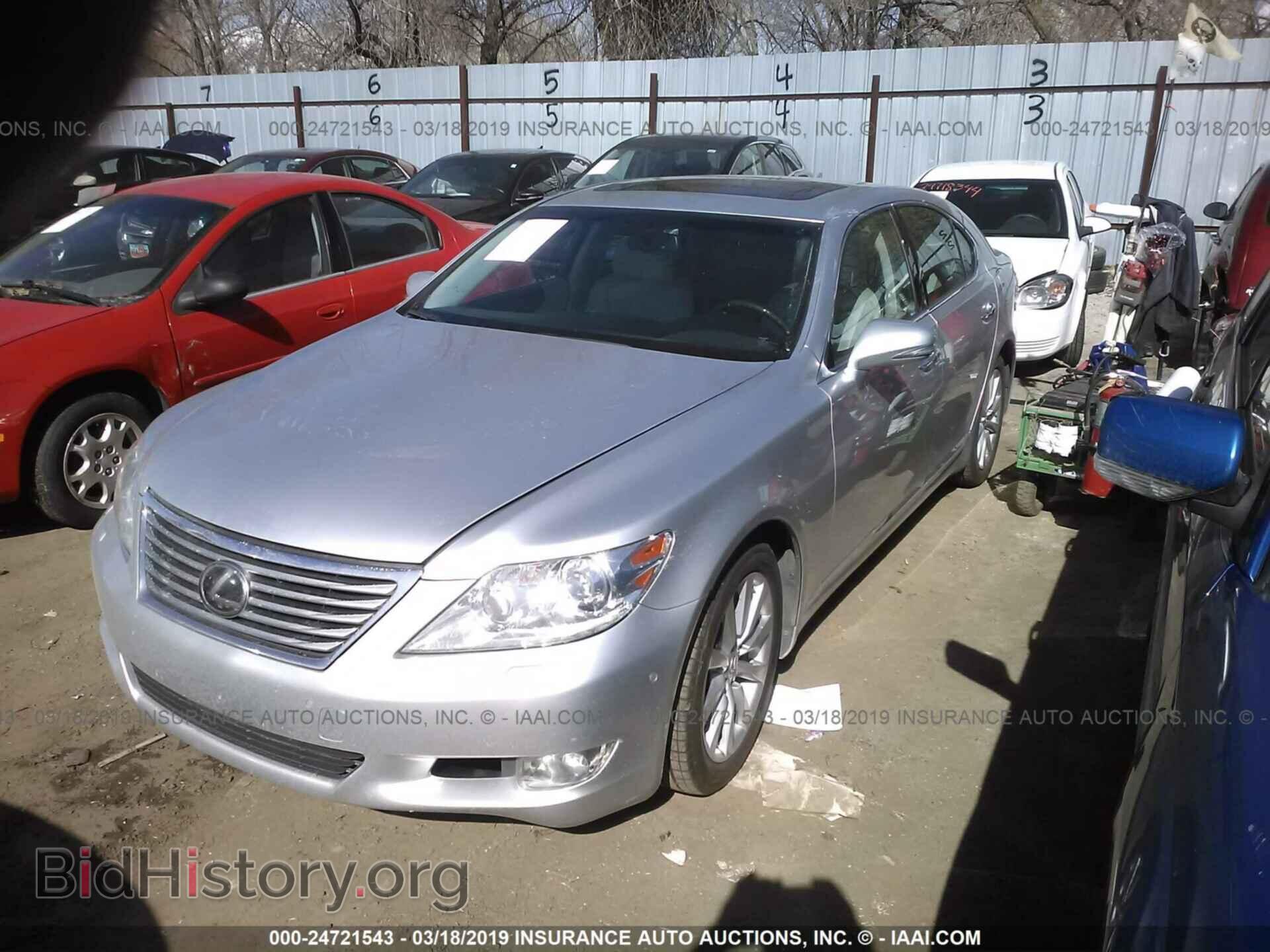 2011 LEXUS LS - VIN: JTHCL5EF1B5012063 - Фото 2