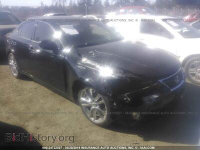 2007 Lexus IS 350, черный — VIN JTHBE262572010065, IAAI