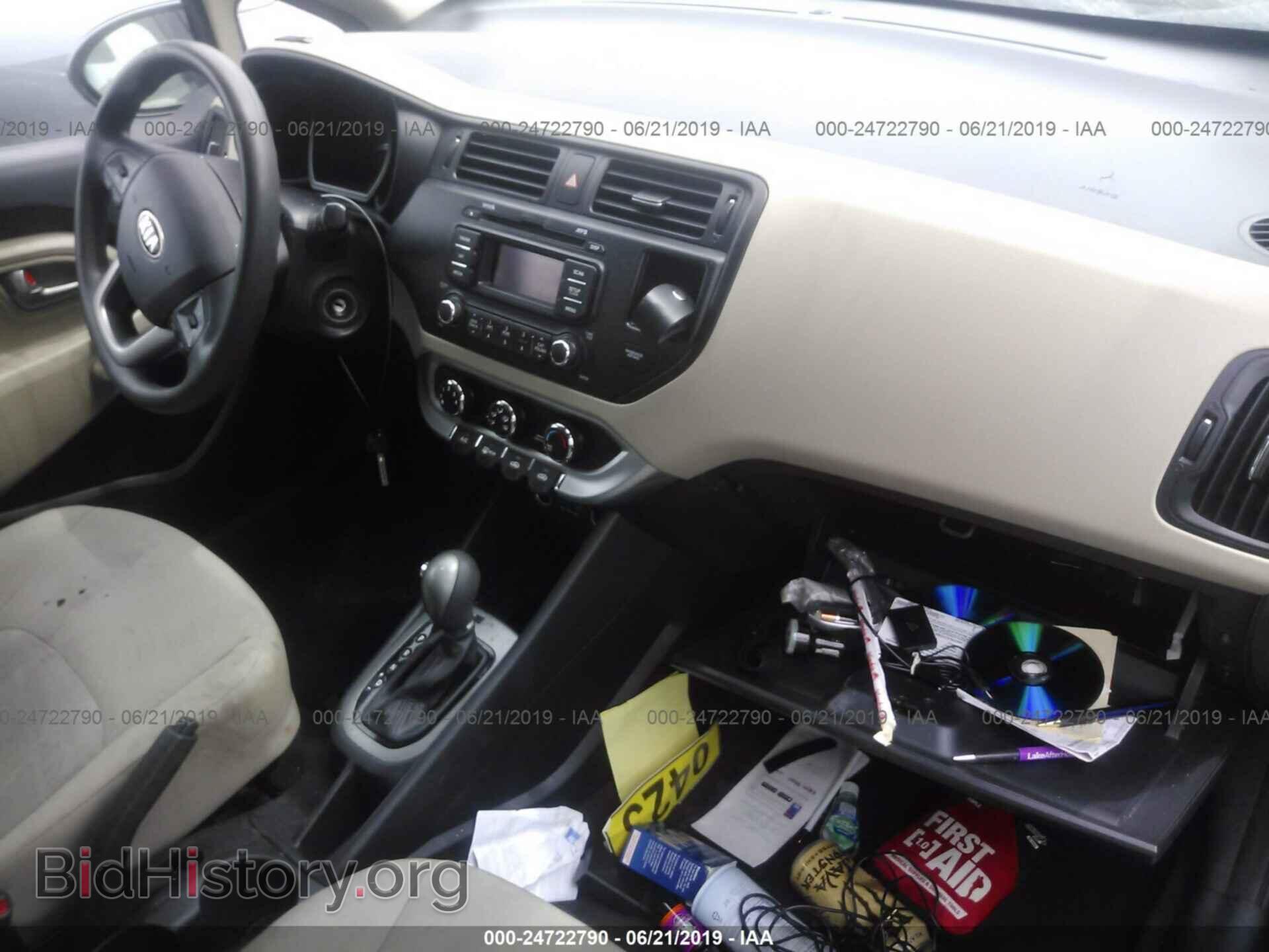 2013 KIA RIO - VIN: KNADM5A30D6299856 - Фото 5