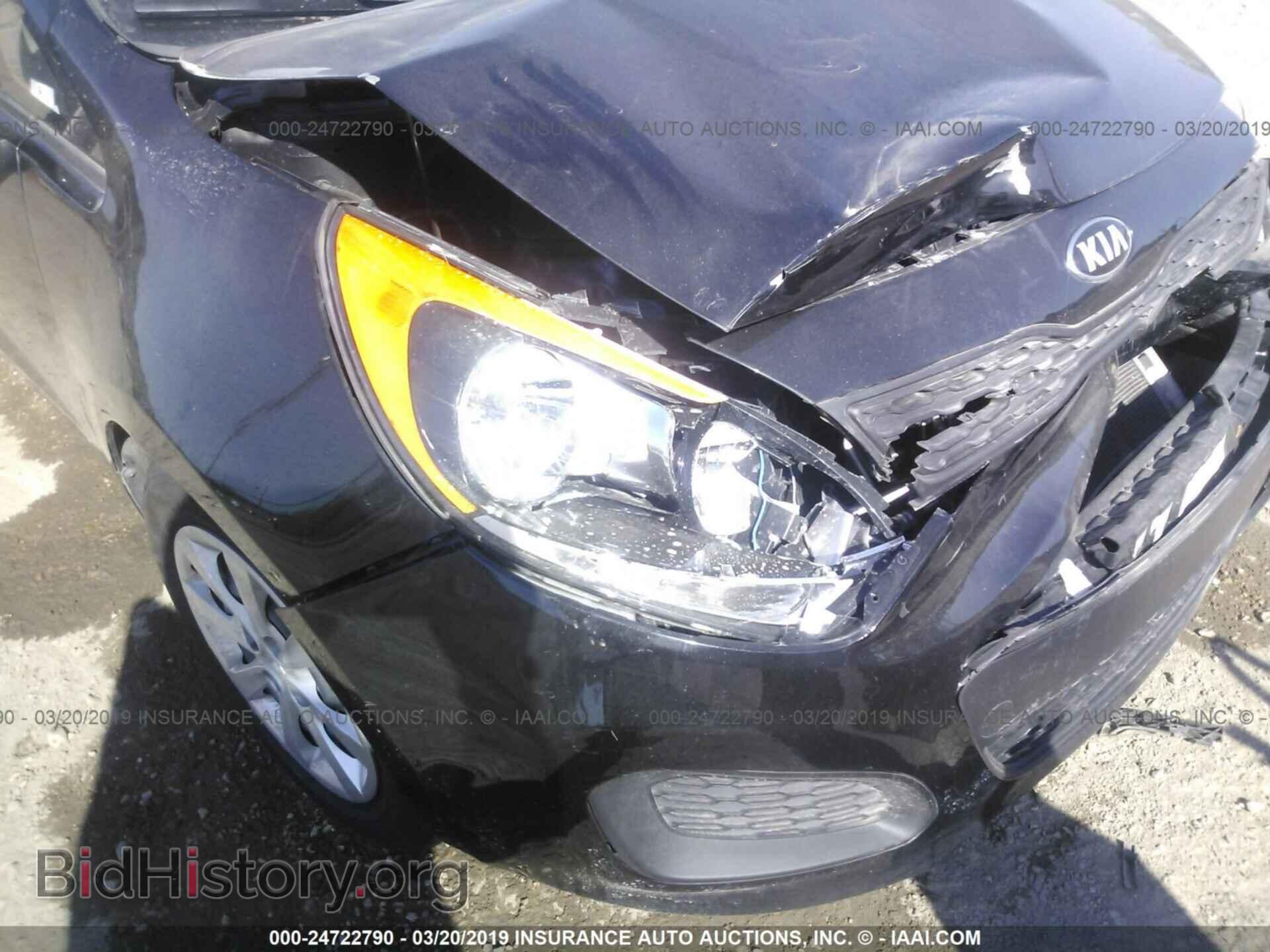 2013 KIA RIO - VIN: KNADM5A30D6299856 - Фото 6