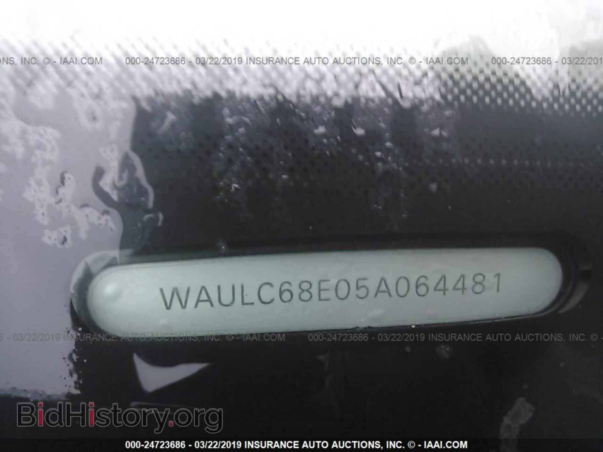 2005 AUDI A4 - VIN: WAULC68E05A064481 - Фото 9