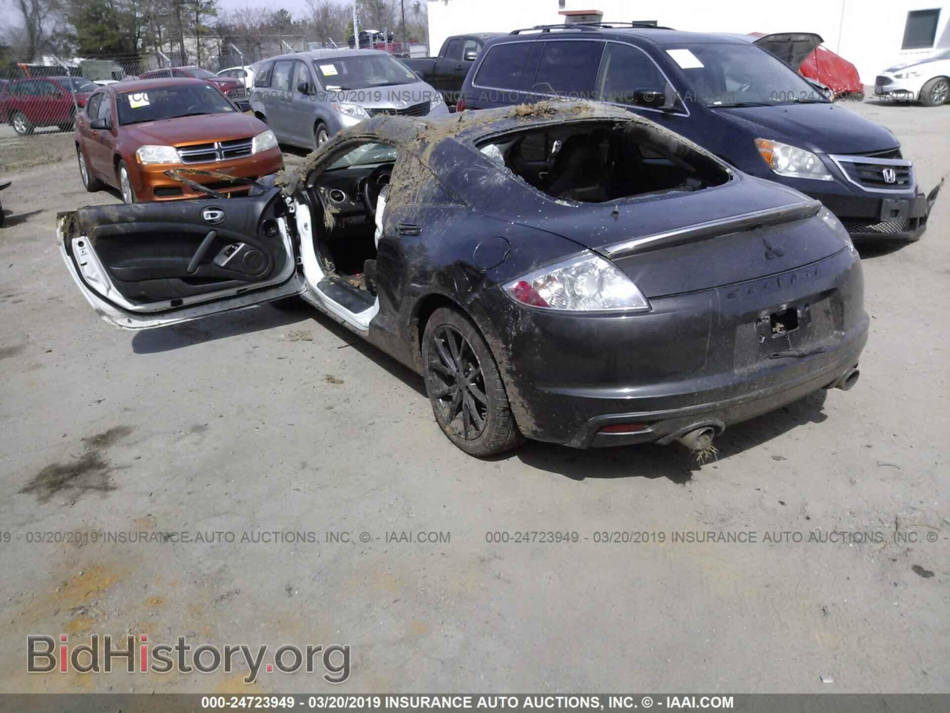 2012 MITSUBISHI ECLIPSE - VIN: 4A31K5DF7CE007221 - Фото 3