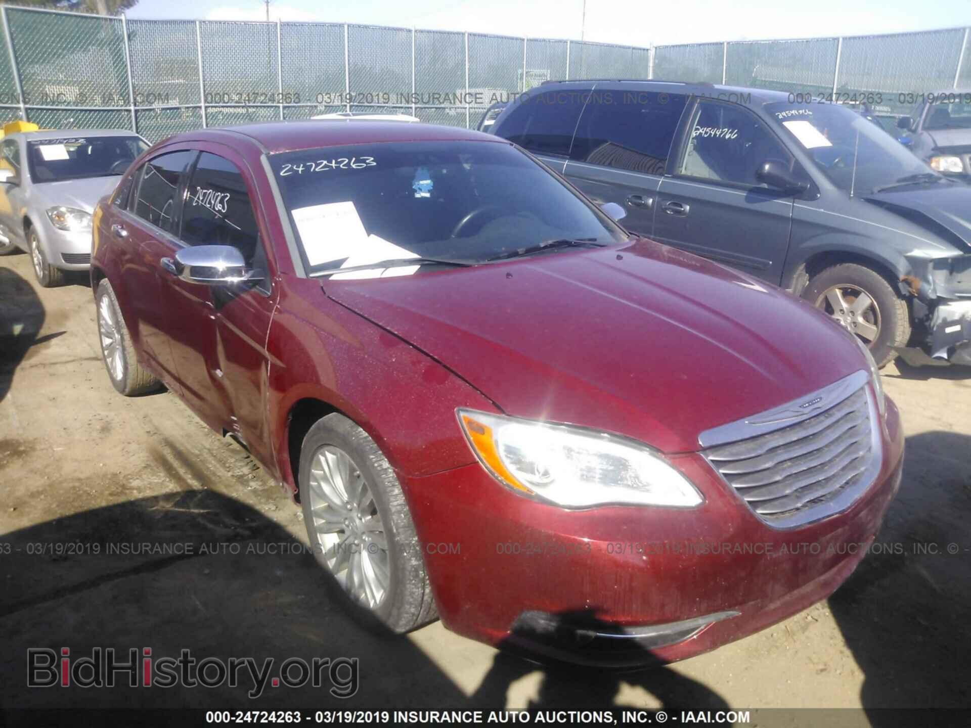 Фотография 1C3BC2FB2BN580494 - CHRYSLER 200 2011