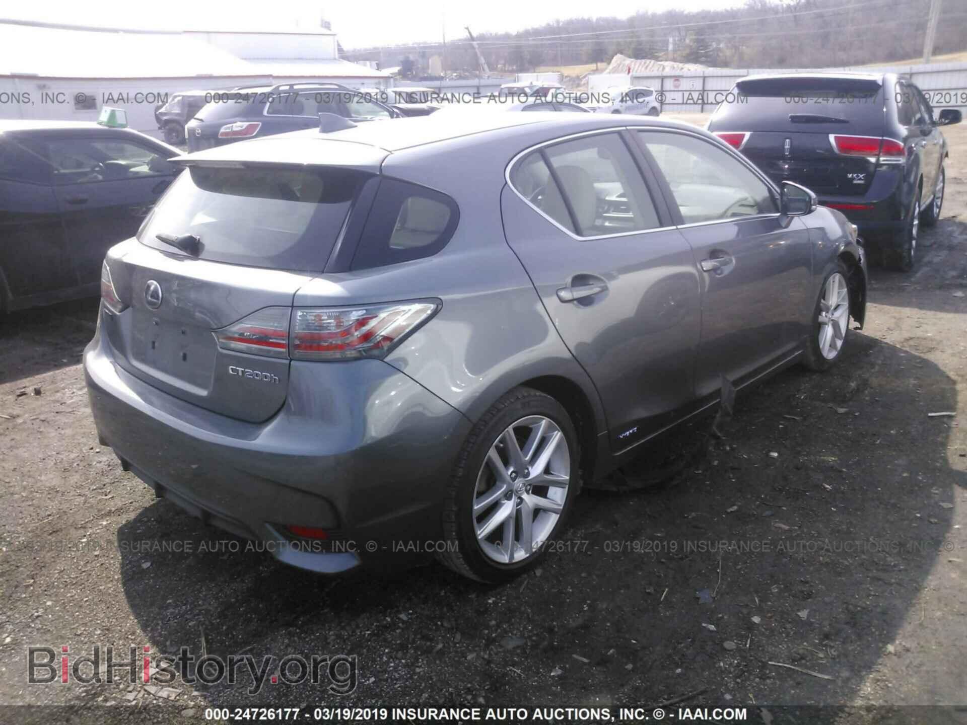 2014 LEXUS CT - VIN: JTHKD5BH5E2200136 - Фото 4