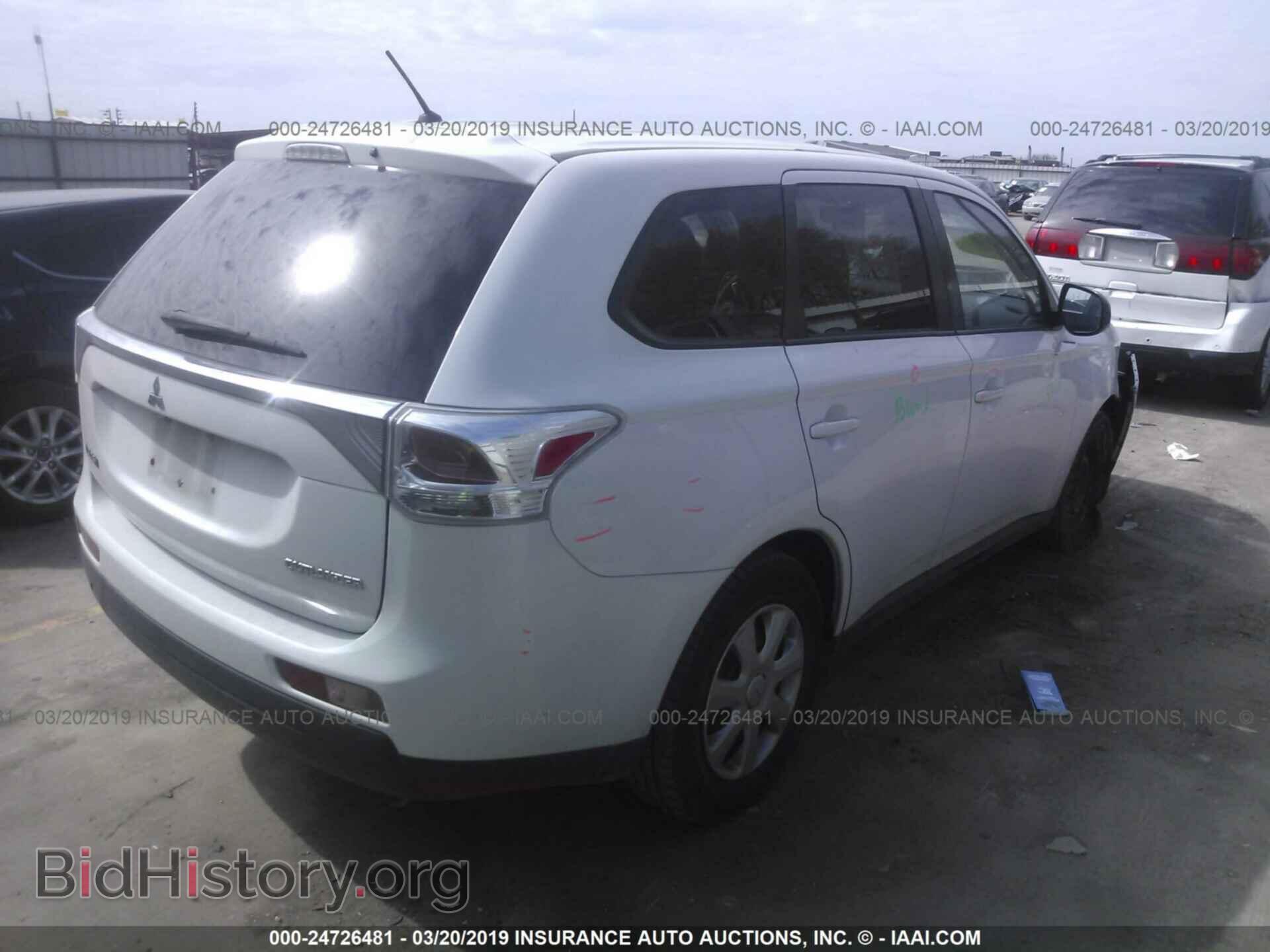 2014 MITSUBISHI OUTLANDER - VIN: JA4AD2A38EZ007451 - Фото 4