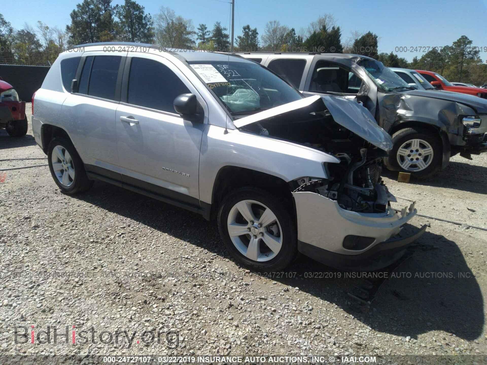 Фотография 1C4NJCBA3CD606206 - JEEP COMPASS 2012
