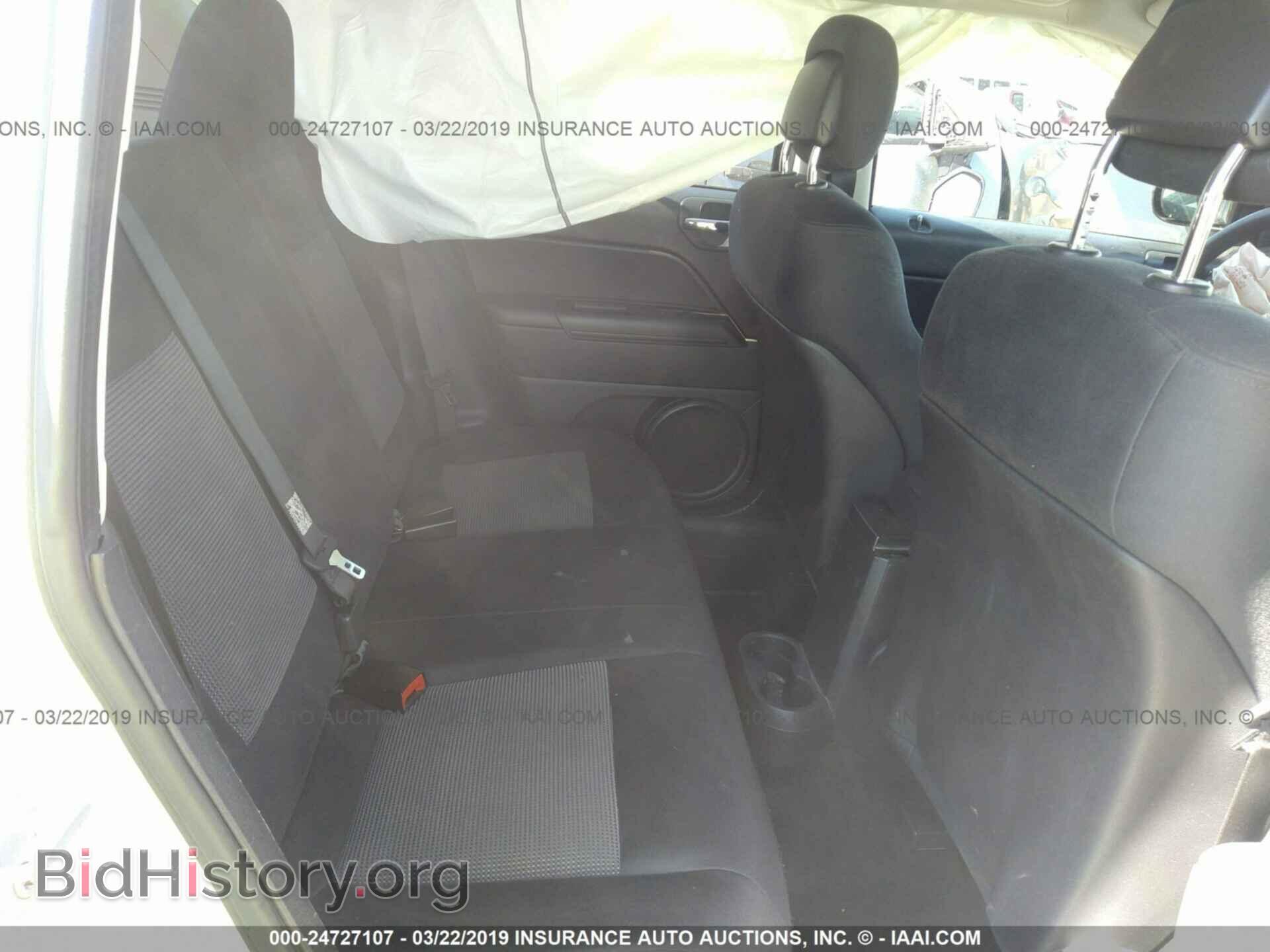2012 JEEP COMPASS - VIN: 1C4NJCBA3CD606206 - Фото 8