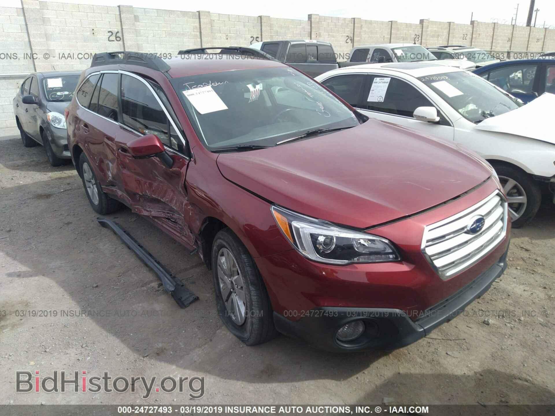 Фотография 4S4BSACC7H3268242 - SUBARU OUTBACK 2017