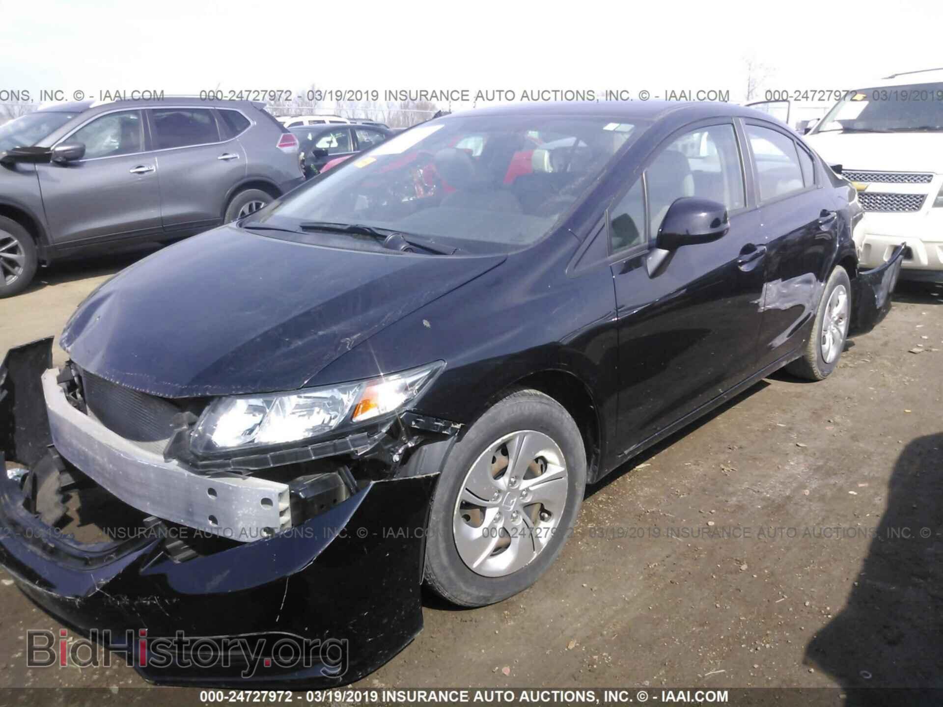 2013 HONDA CIVIC - VIN: 19XFB2F55DE067838 - Фото 2