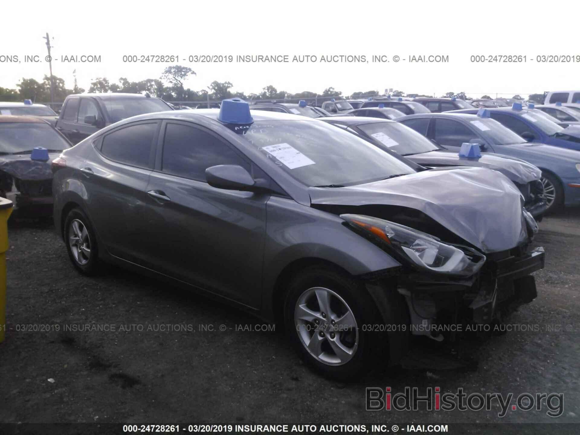 Photo 5NPDH4AE1EH462542 - HYUNDAI ELANTRA 2014