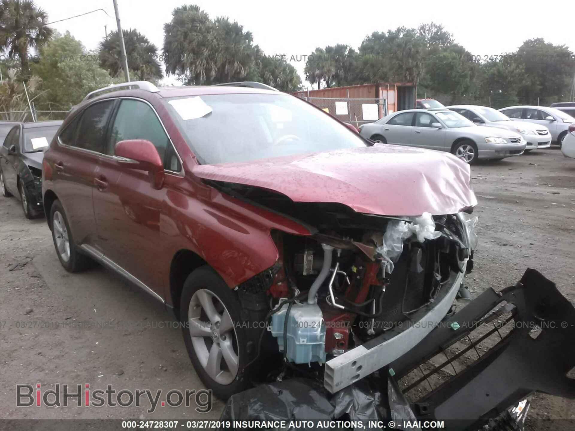 Photo 2T2BK1BA1CC121320 - LEXUS RX 2012