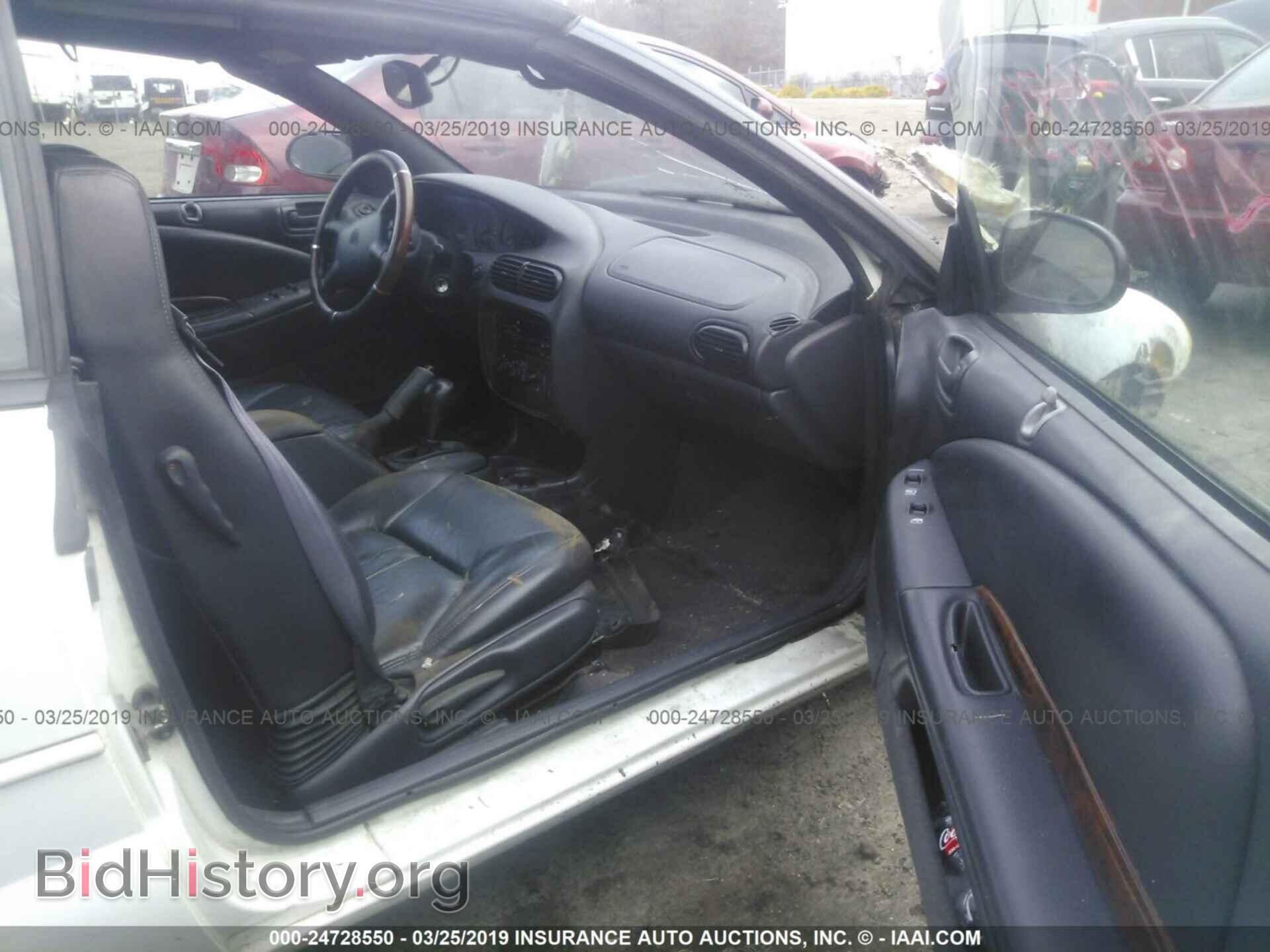 1999 CHRYSLER SEBRING - VIN: 3C3EL55H8XT569320 - Фото 5