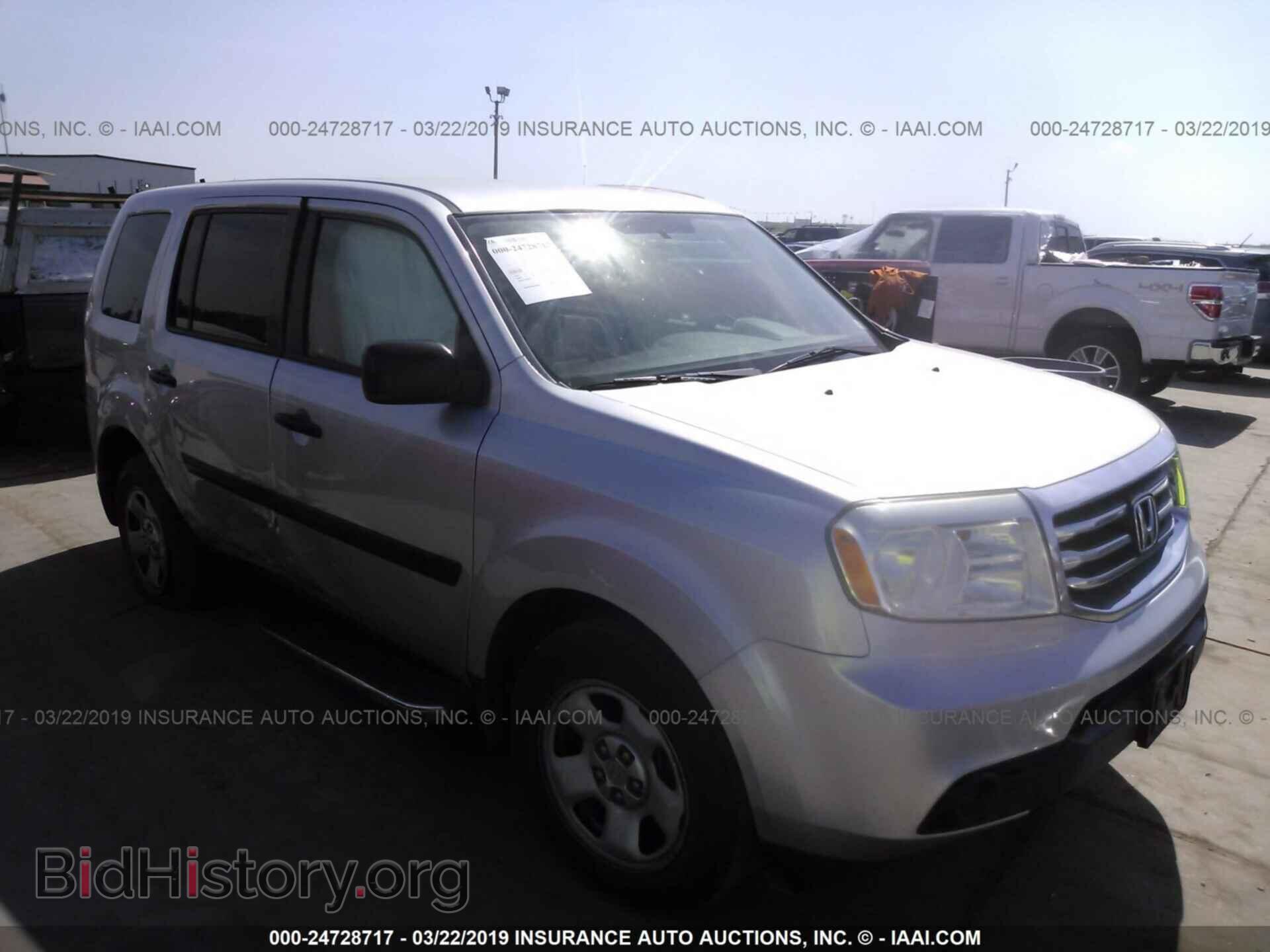 Фотография 5FNYF4H24CB034947 - HONDA PILOT 2012