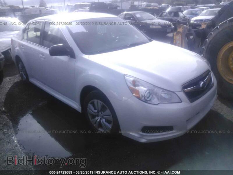 2012 Subaru LEGACY 2.5I (VIN 4S3BMBA60C3010431) — фото 1 из 10, IAAI, повреждение: передняя и задняя часть