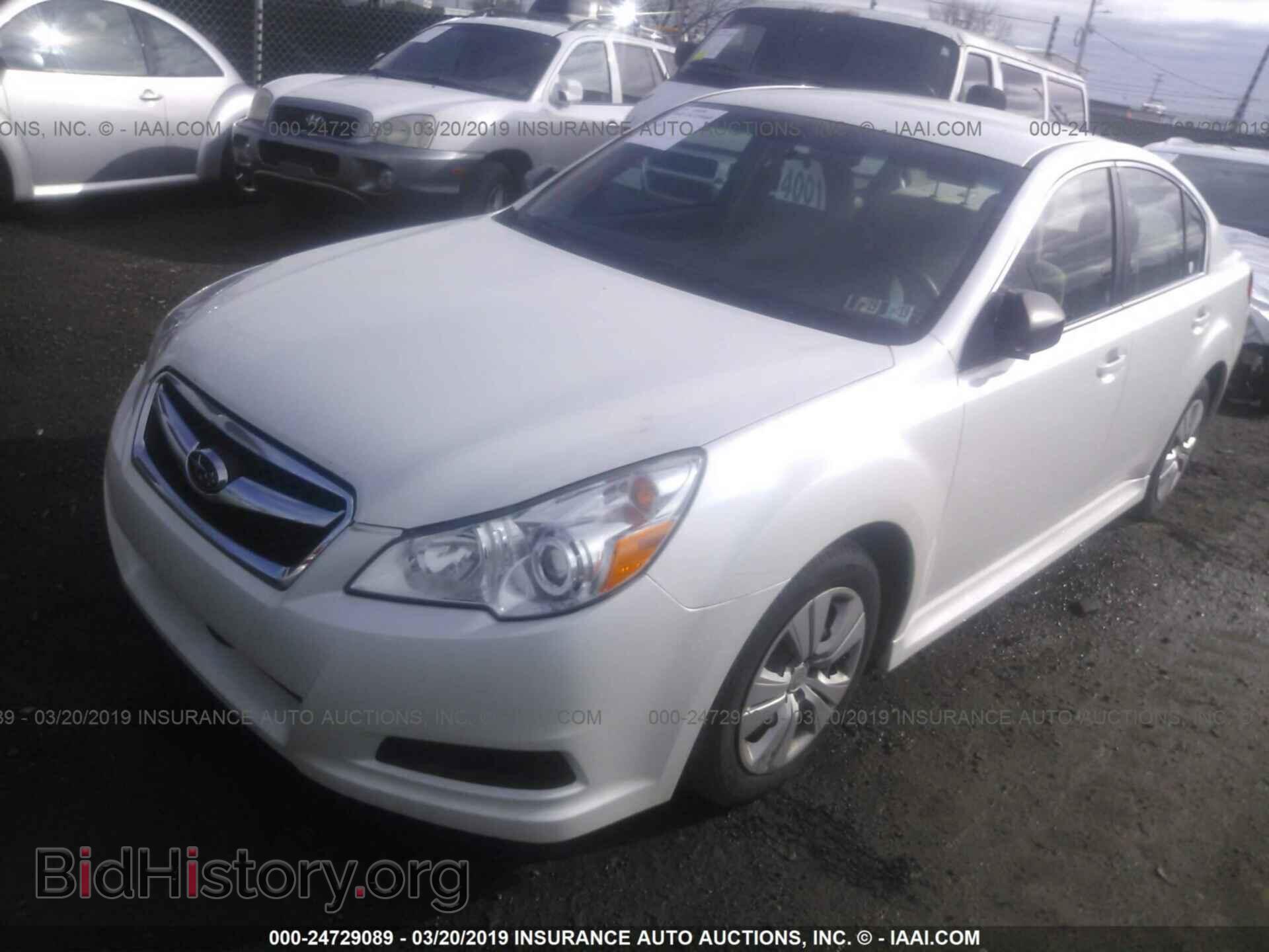 2012 SUBARU LEGACY - VIN: 4S3BMBA60C3010431 - Фото 2