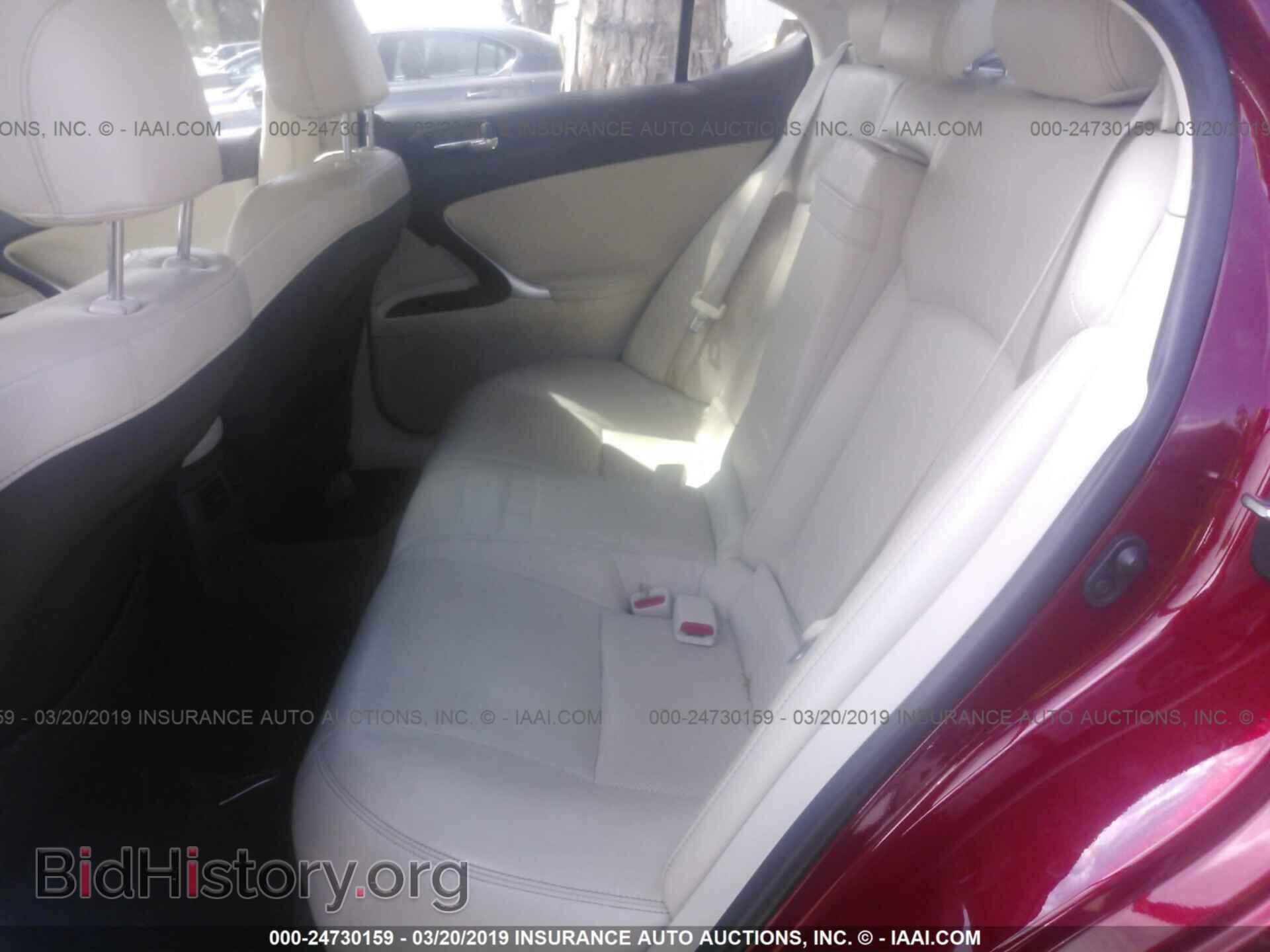 2011 LEXUS IS - VIN: JTHCE5C27B5001059 - Фото 8