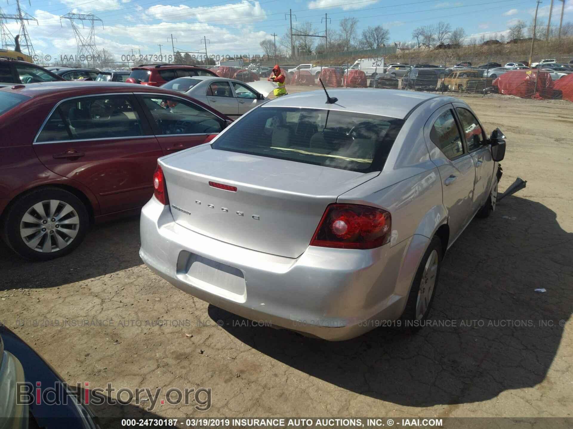 2012 DODGE AVENGER - VIN: 1C3CDZAB0CN275496 - Фото 4