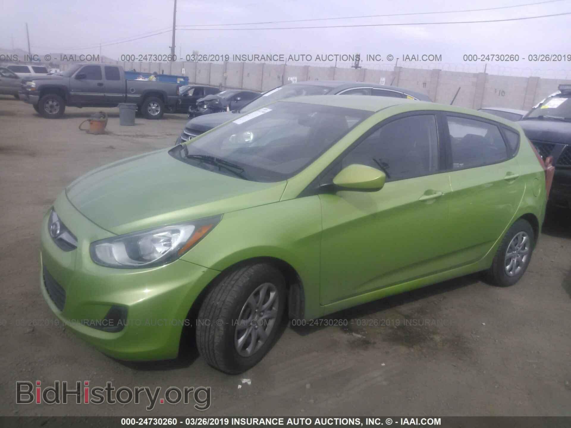 2014 HYUNDAI ACCENT - VIN: KMHCT5AE8EU189634 - Фото 2