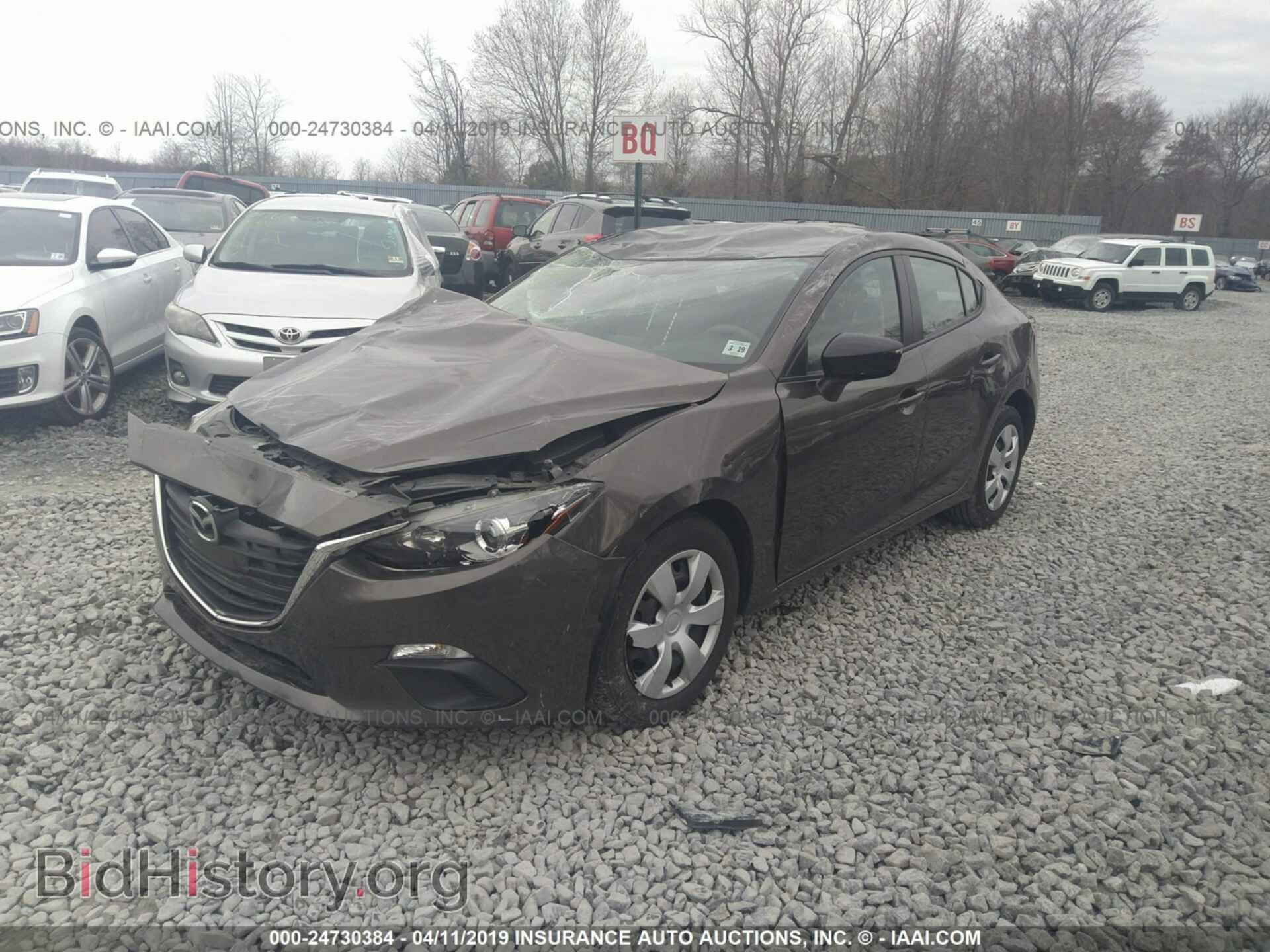 2014 MAZDA 3 - VIN: JM1BM1T70E1124024 - Фото 2