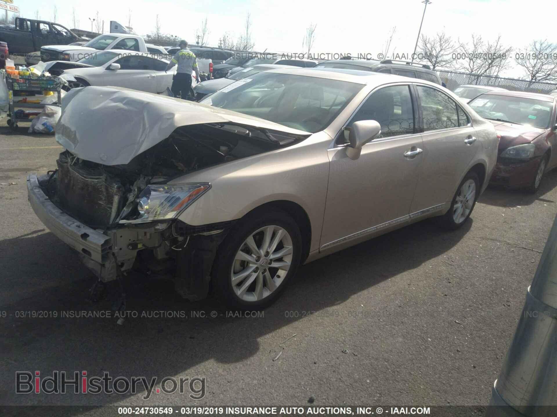 2011 LEXUS ES - VIN: JTHBK1EG9B2454901 - Фото 2