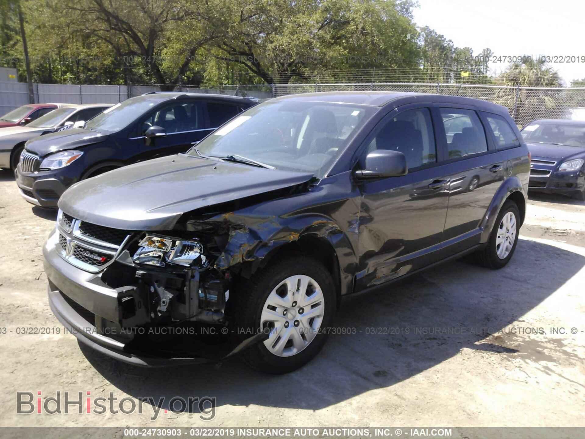 2014 DODGE JOURNEY - VIN: 3C4PDCAB6ET182382 - Фото 2