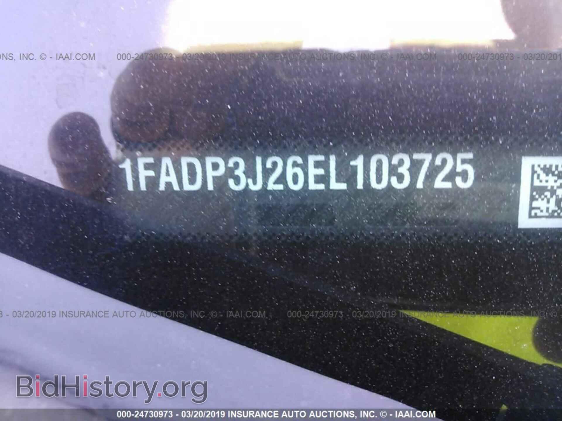2014 FORD FOCUS - VIN: 1FADP3J26EL103725 - Фото 9