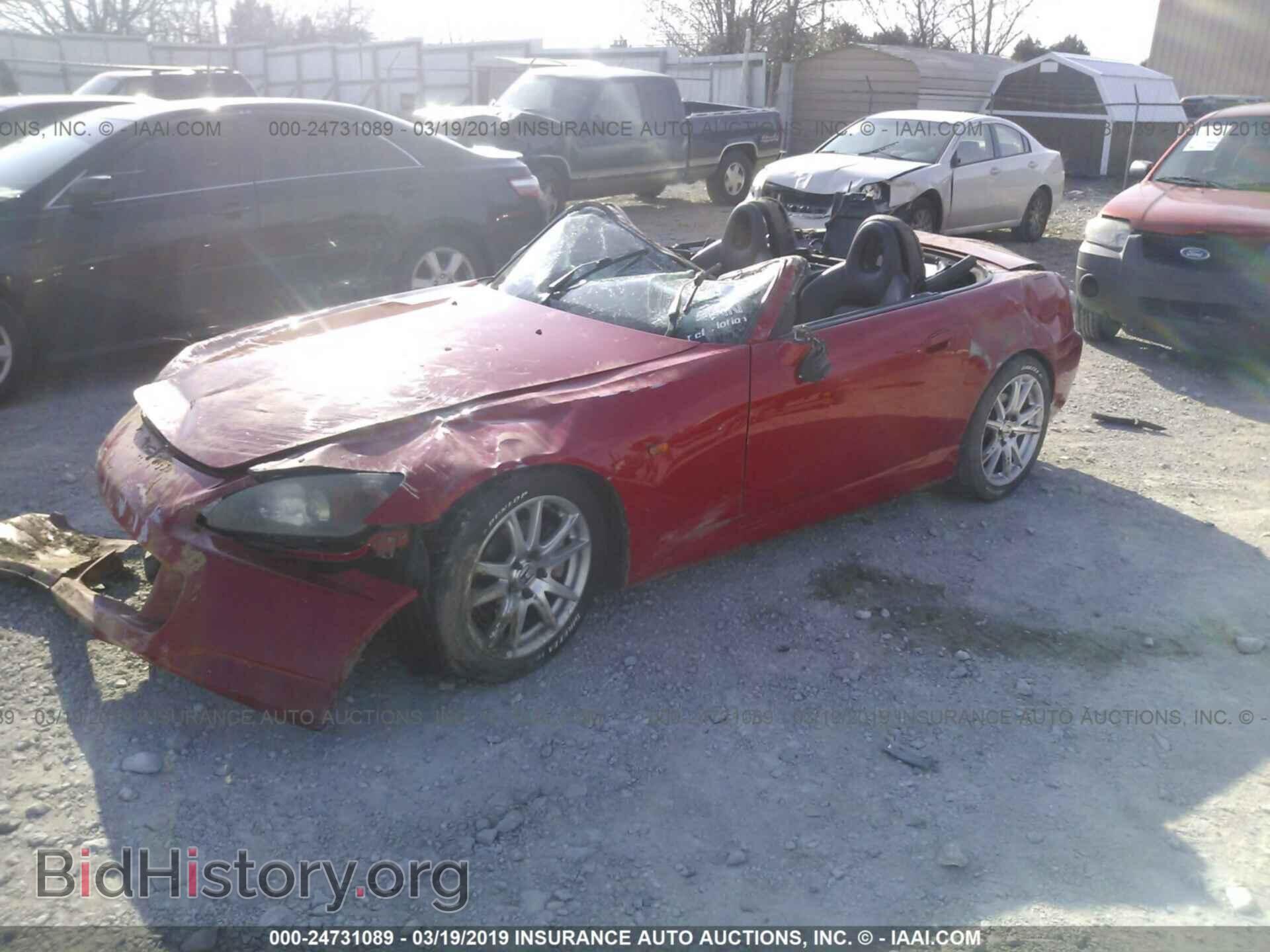 2004 HONDA S2000 - VIN: JHMAP21424T000355 - Фото 2