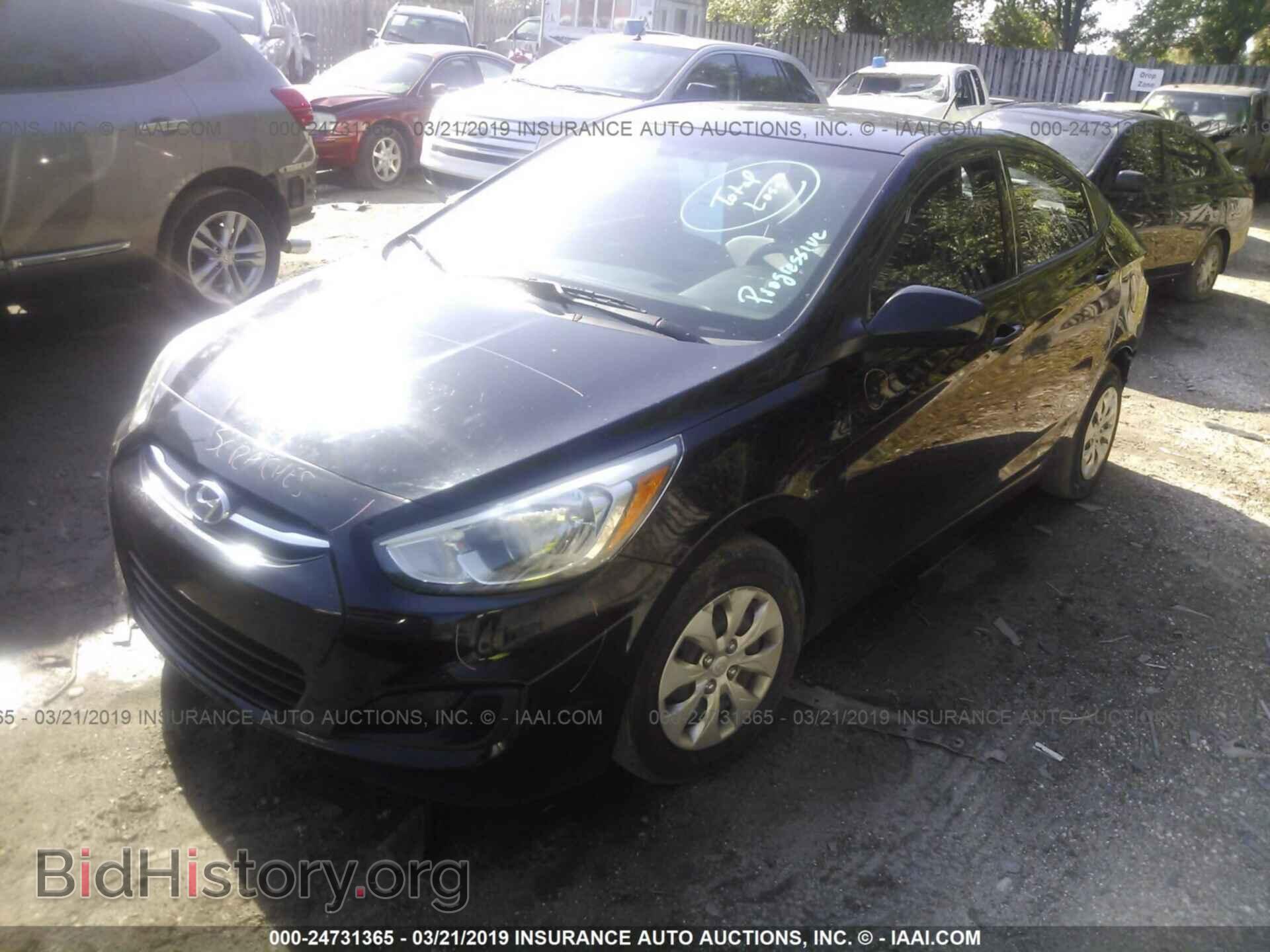 2015 HYUNDAI ACCENT - VIN: KMHCT4AE1FU907665 - Фото 2