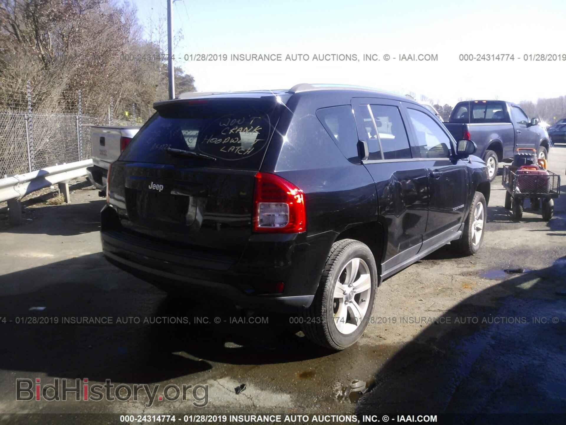 2012 JEEP COMPASS - VIN: 1C4NJCBA4CD647640 - Фото 4