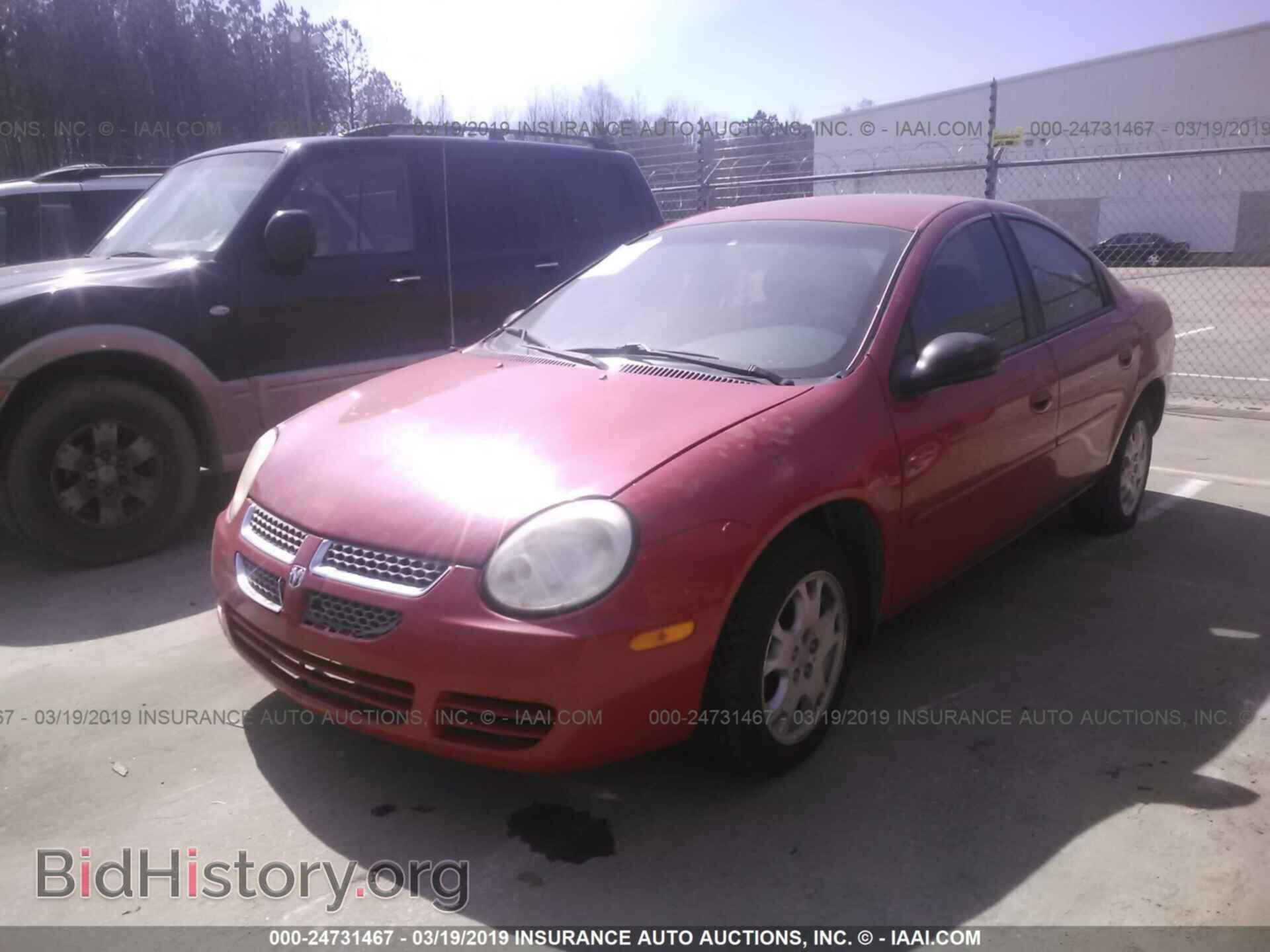 2005 DODGE NEON - VIN: 1B3ES56C65D210506 - Фото 2