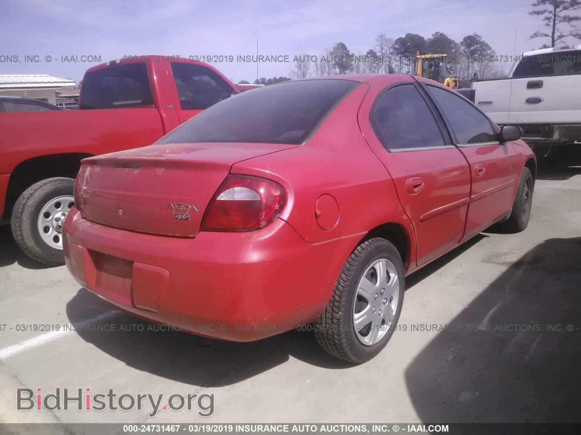 2005 DODGE NEON - VIN: 1B3ES56C65D210506 - Фото 4
