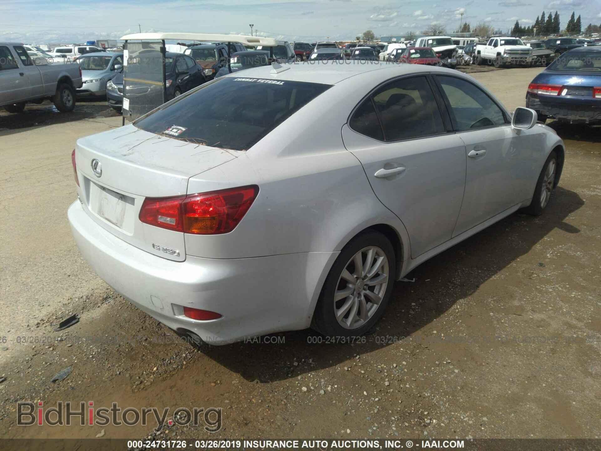 2008 LEXUS IS - VIN: JTHBK262X85082338 - Фото 4