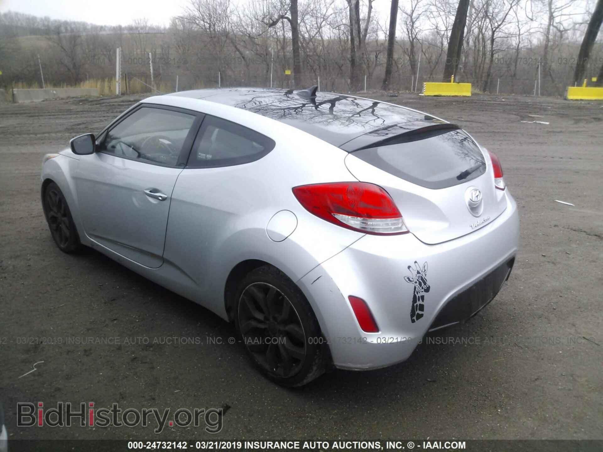 2012 HYUNDAI VELOSTER - VIN: KMHTC6AD6CU052802 - Фото 3