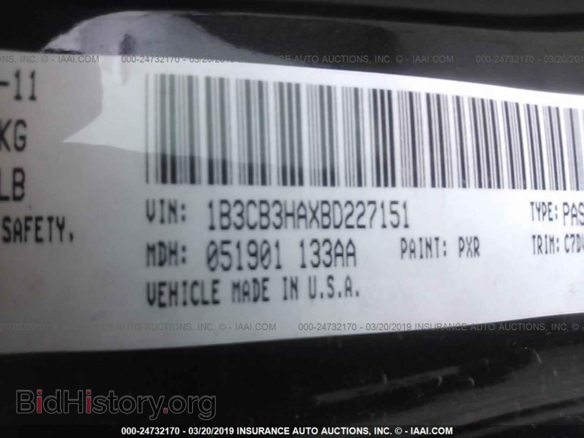 2011 DODGE CALIBER - VIN: 1B3CB3HAXBD227151 - Photo 9