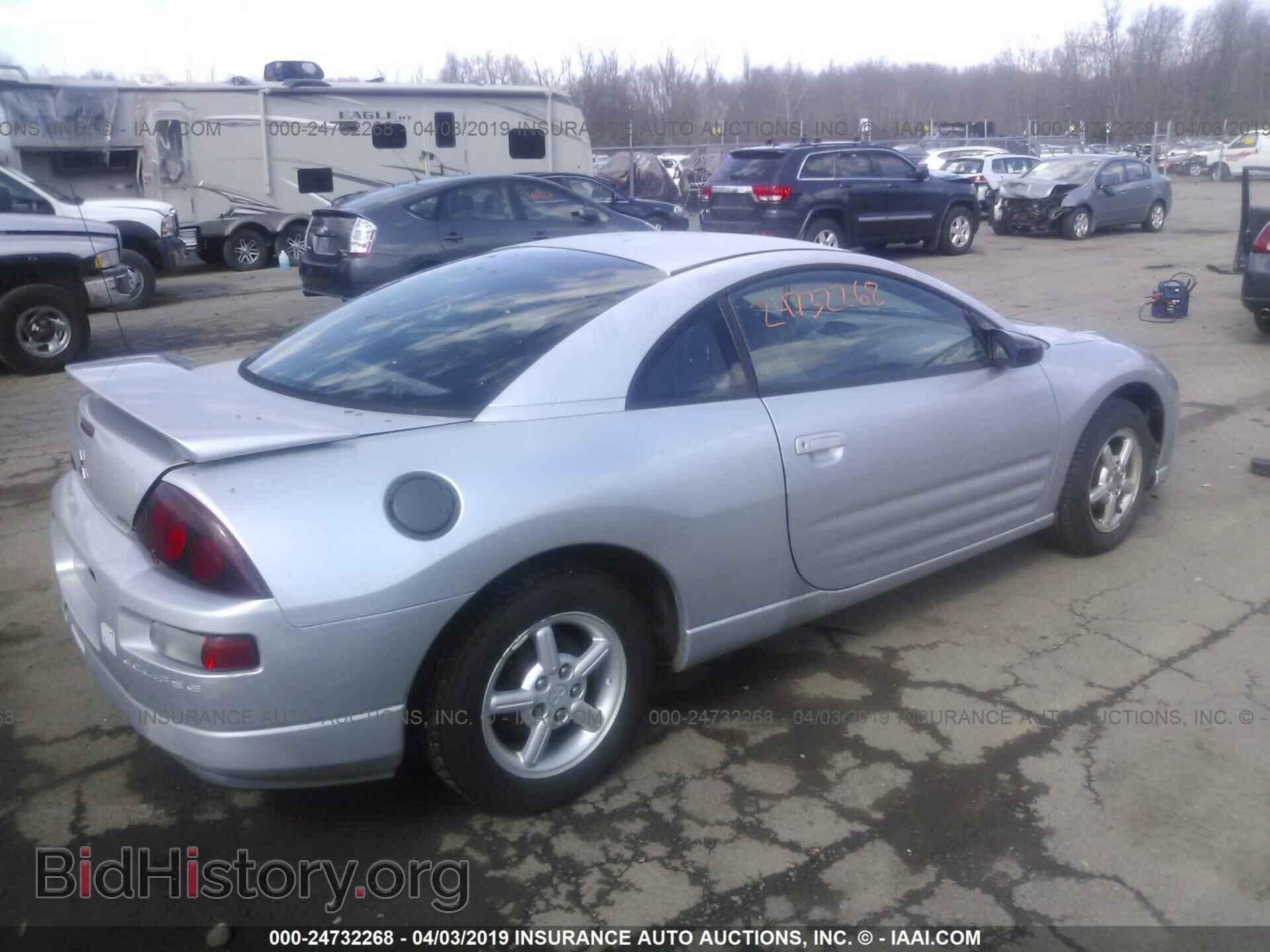 2001 MITSUBISHI ECLIPSE - VIN: 4A3AC34G21E140959 - Фото 4