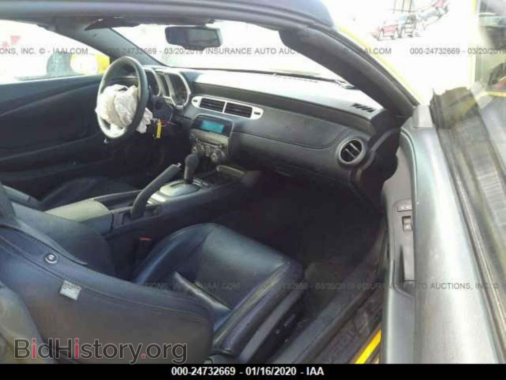 2012 CHEVROLET CAMARO - VIN: 2G1FB3D30C9116781 - Фото 5