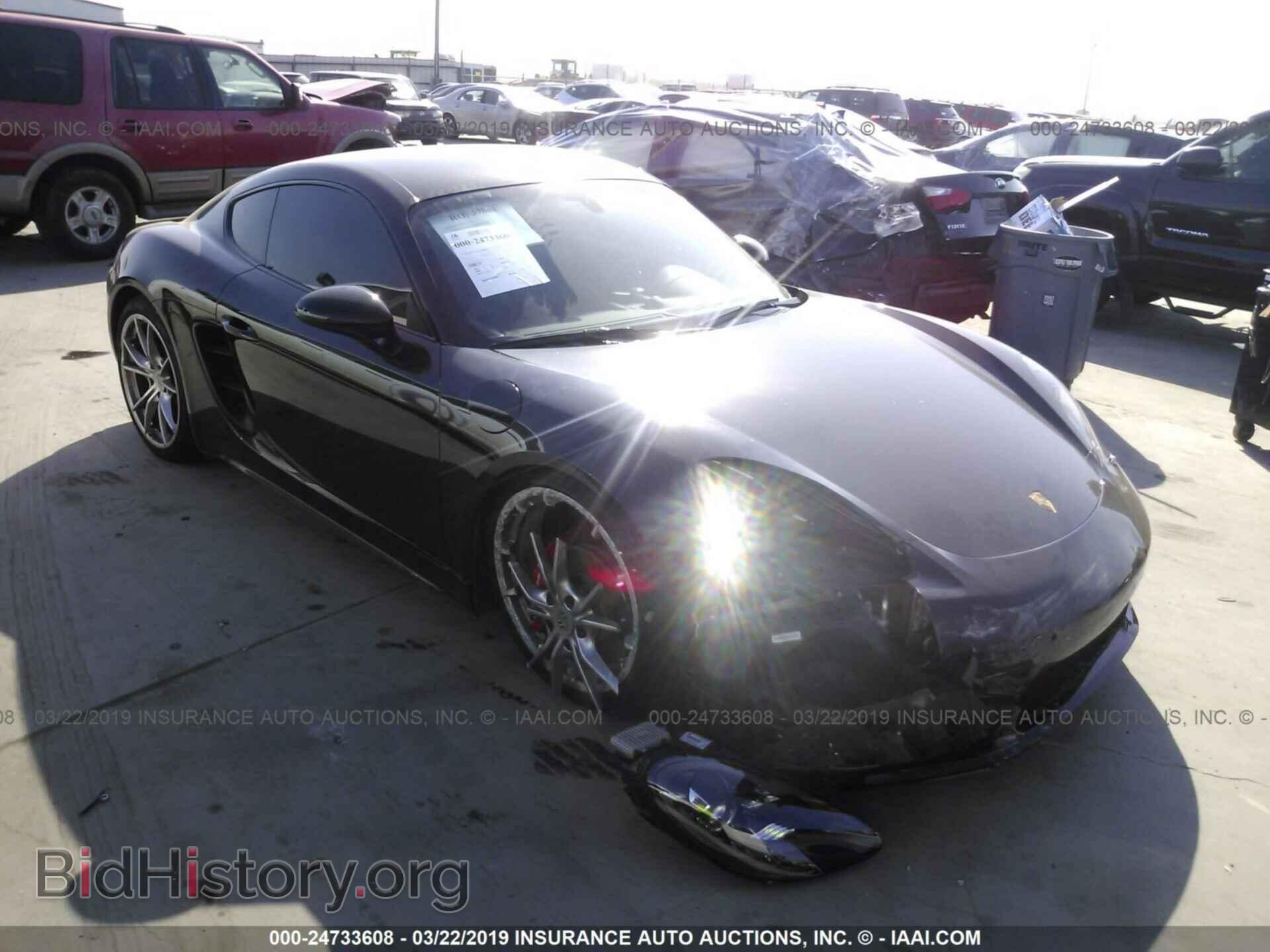 Фотография WP0AB2A85HS285986 - PORSCHE CAYMAN 2017