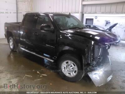 2009 Chevrolet SILVERADO K2500 Heavy Duty LTZ, black — VIN 1GCHK63K59F123719, IAAI