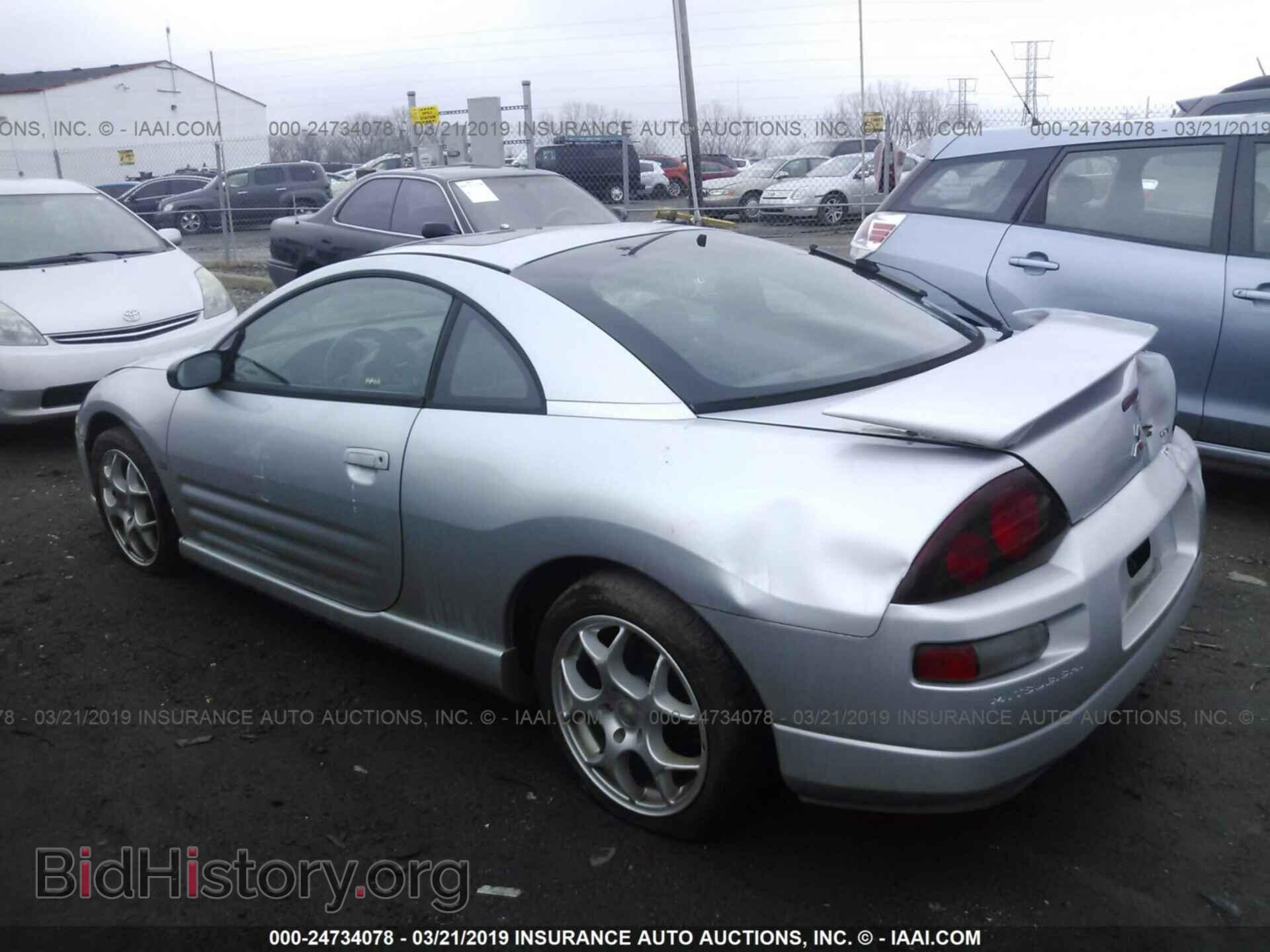 2000 MITSUBISHI ECLIPSE - VIN: 4A3AC54L7YE123271 - Photo 3