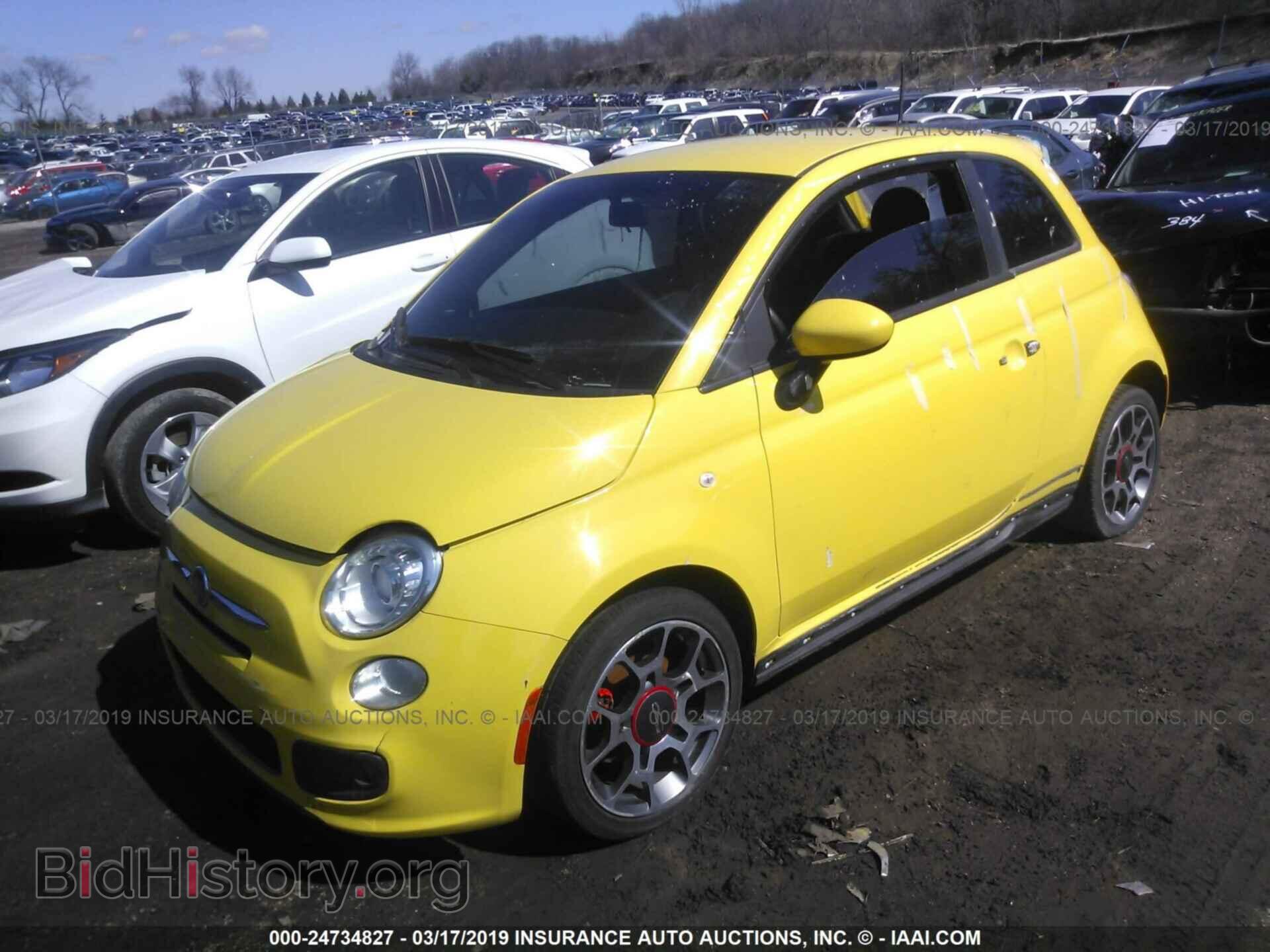 2012 FIAT 500 - VIN: 3C3CFFBR4CT280494 - Фото 2