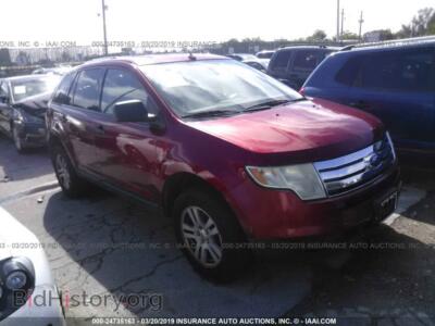 2007 Ford EDGE SE, красный — VIN 2FMDK46C07BB34015, IAAI