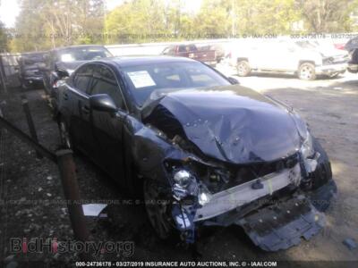 2007 Lexus IS 350, серый — VIN JTHBE262772007751, IAAI