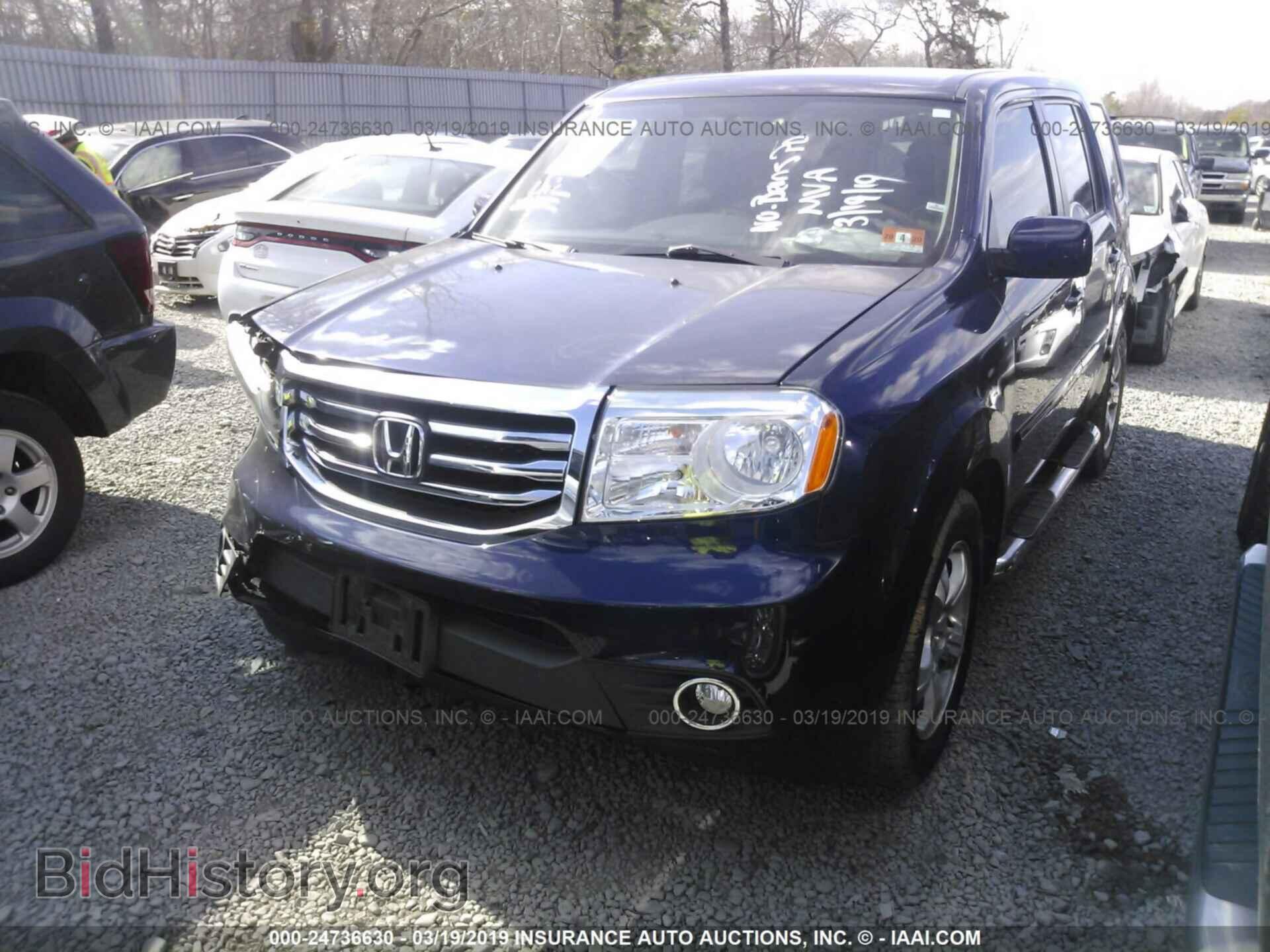 2013 HONDA PILOT - VIN: 5FNYF4H50DB081422 - Фото 2