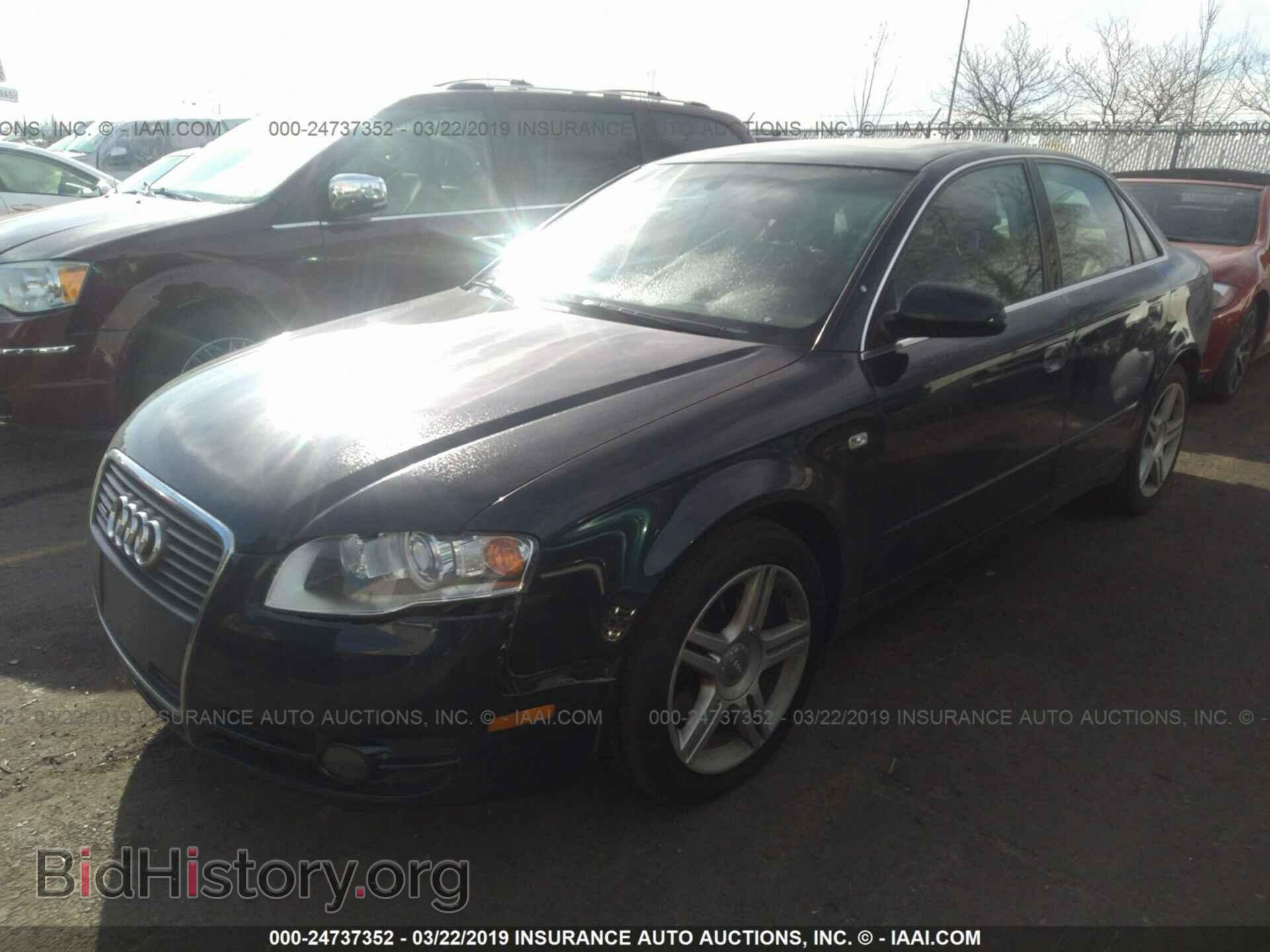 2007 AUDI A4 - VIN: WAUDF78E37A147097 - Фото 2