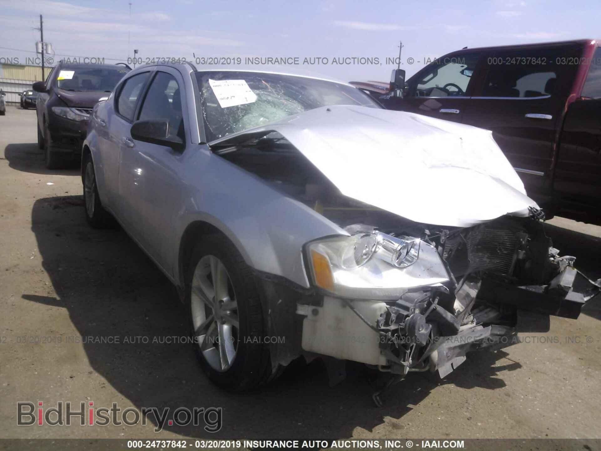 Фотография 1C3CDZAGXCN313974 - DODGE AVENGER 2012