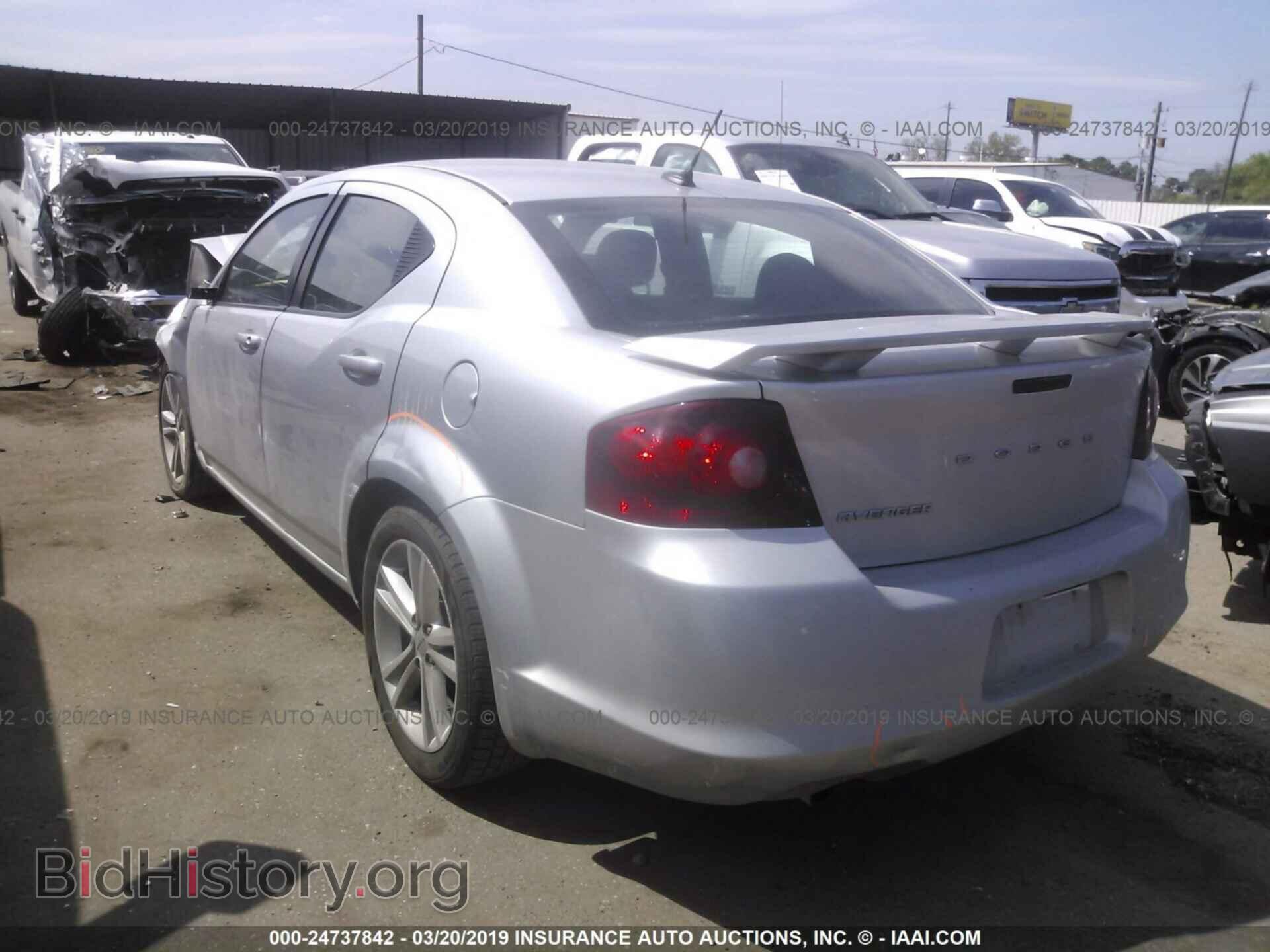 2012 DODGE AVENGER - VIN: 1C3CDZAGXCN313974 - Фото 3