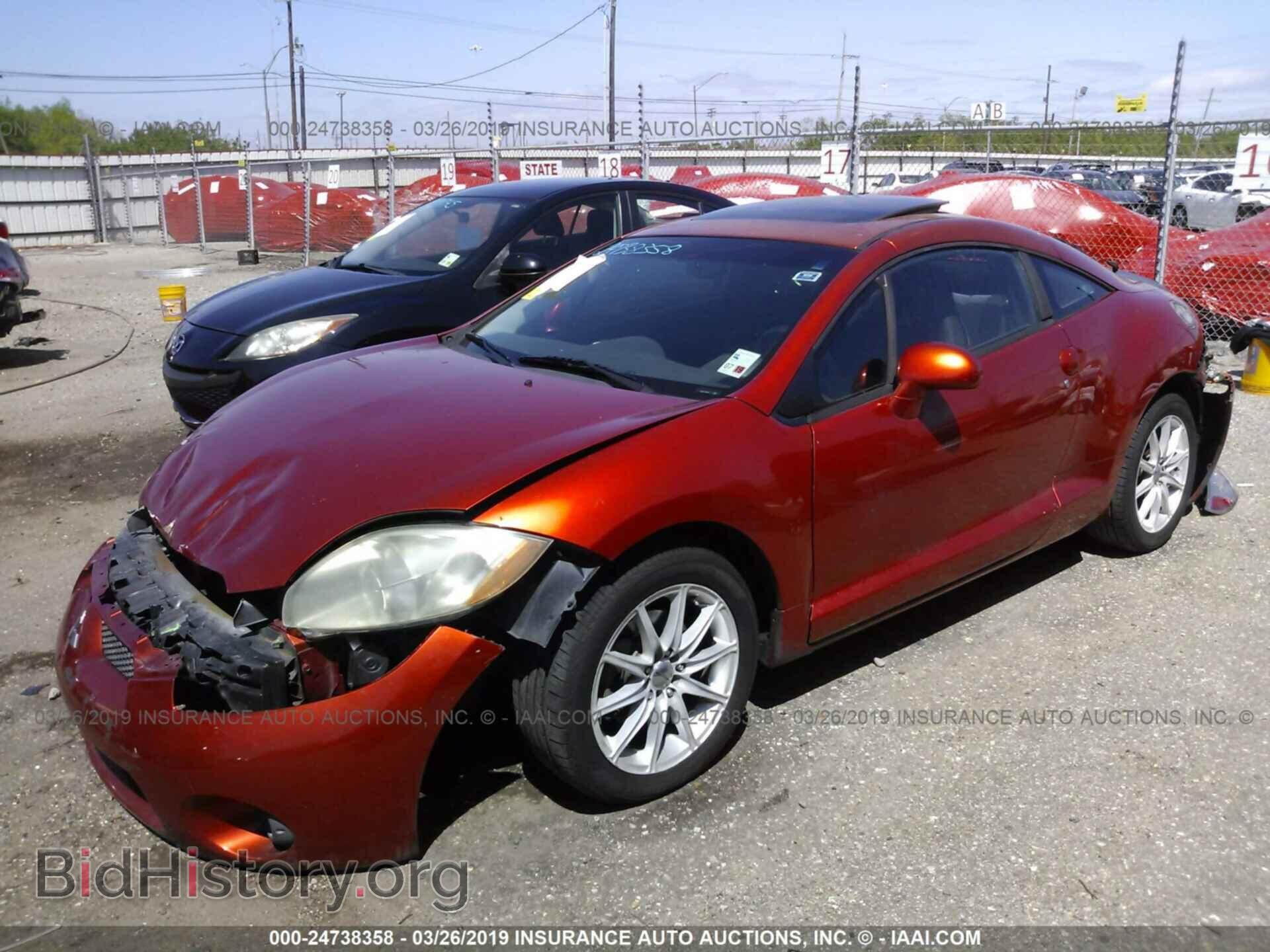 2007 MITSUBISHI ECLIPSE - VIN: 4A3AK24F87E009581 - Photo 2