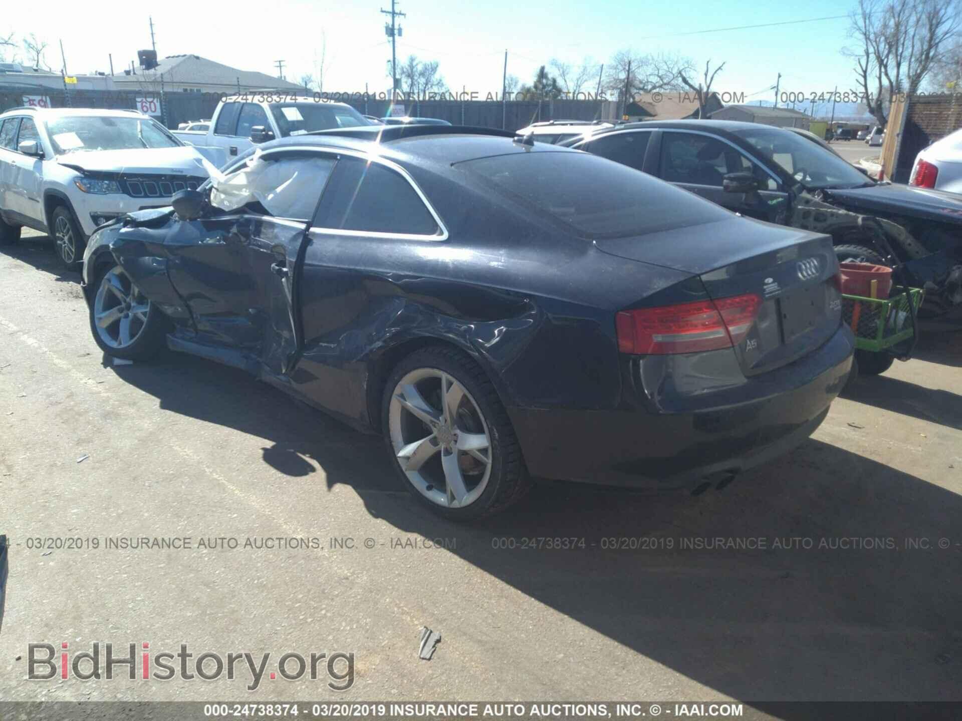 2012 AUDI A5 - VIN: WAULFAFR7CA026985 - Фото 3